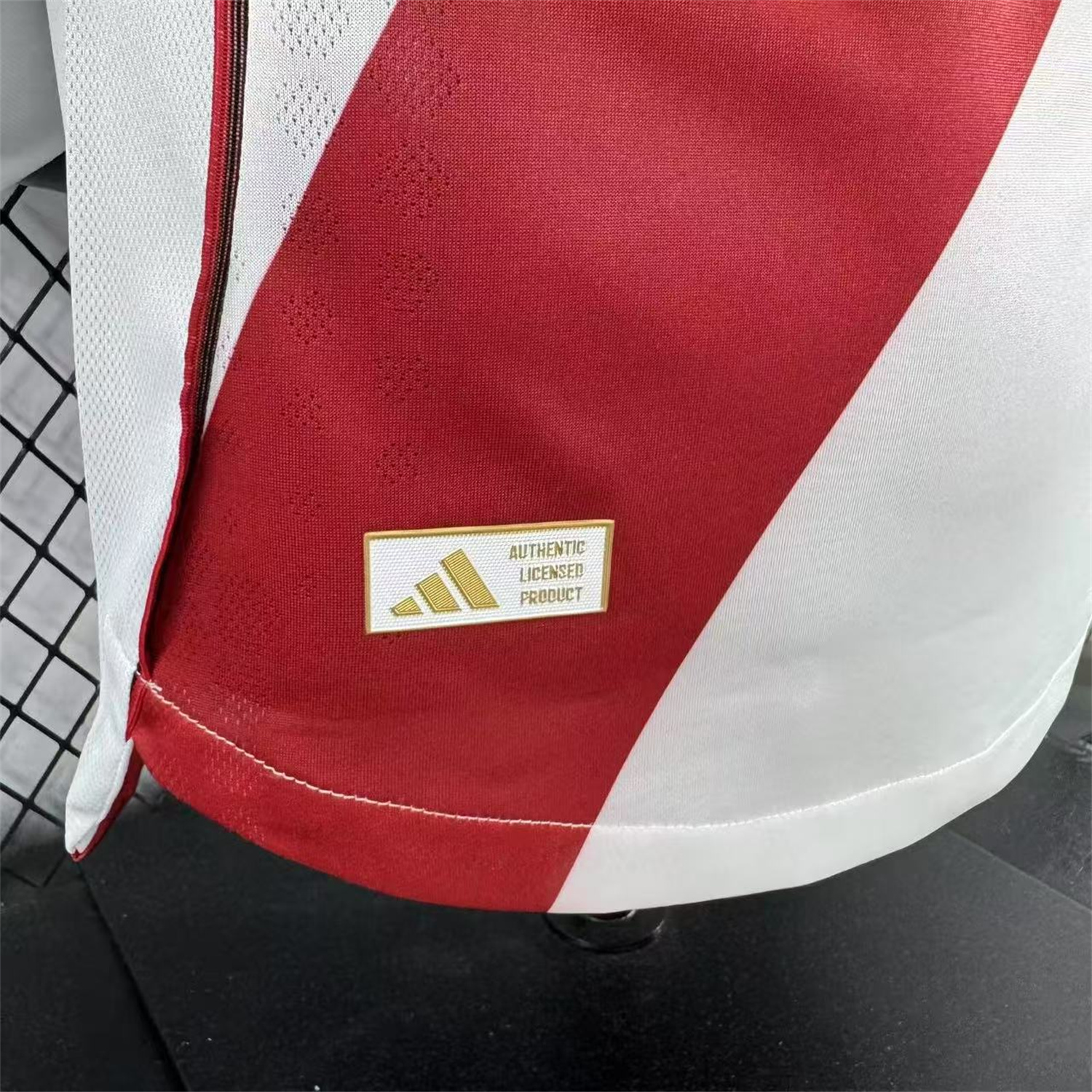 foot-River Plate 25-26 Home Long Sleeves Jersey with New Sponsors - Player Version