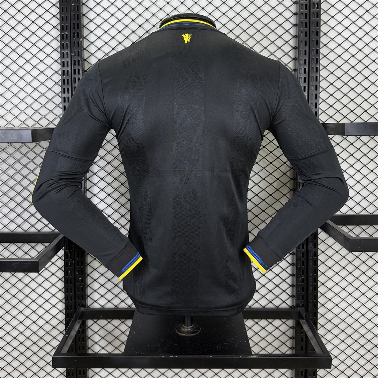 foot-Manchester United 25-26 Third Black Long Sleeves Jersey - Player Version