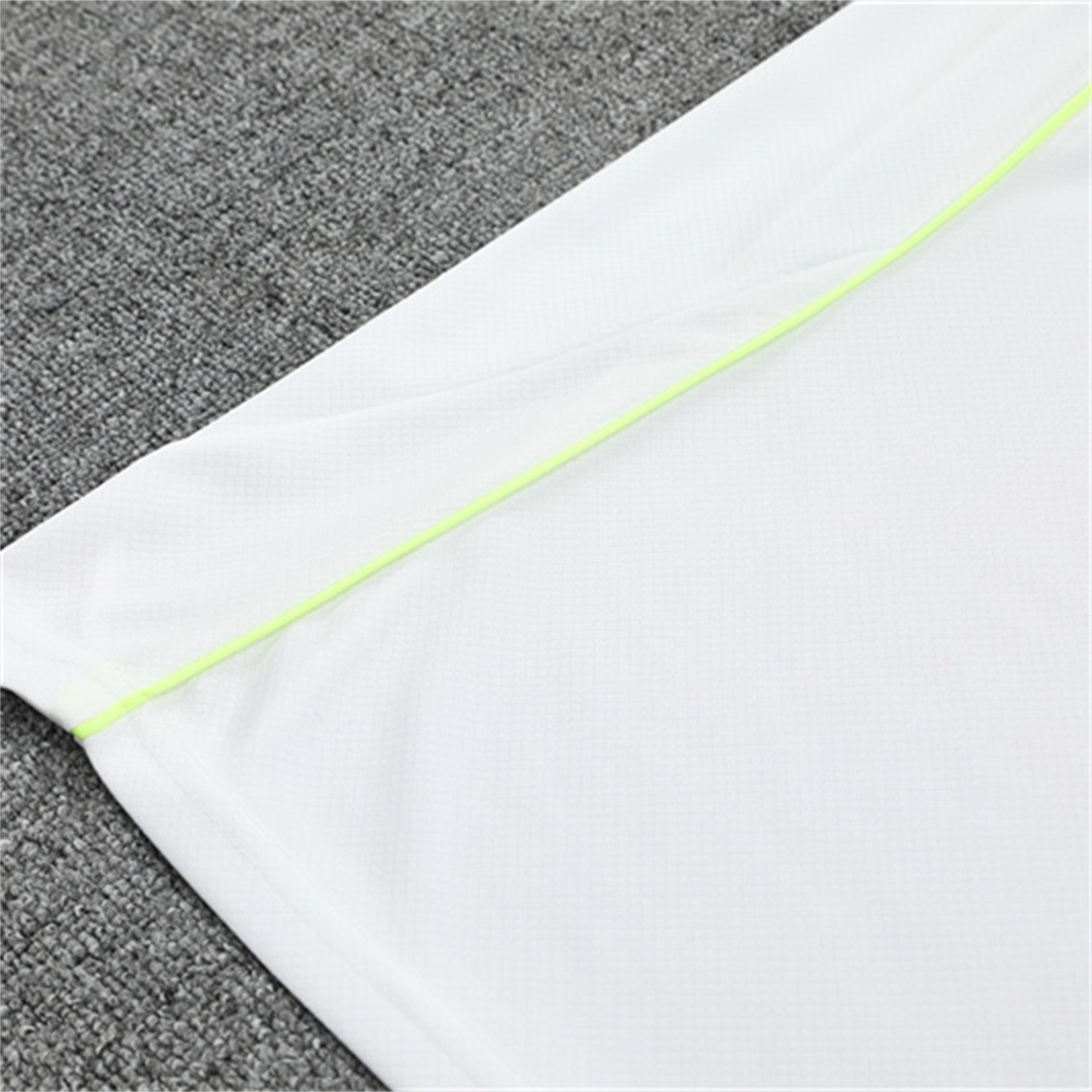 foot-Real Madrid 25-26 Kids Short-Sleeve Training Set - White Urban Purist Style Top and Blue Shorts