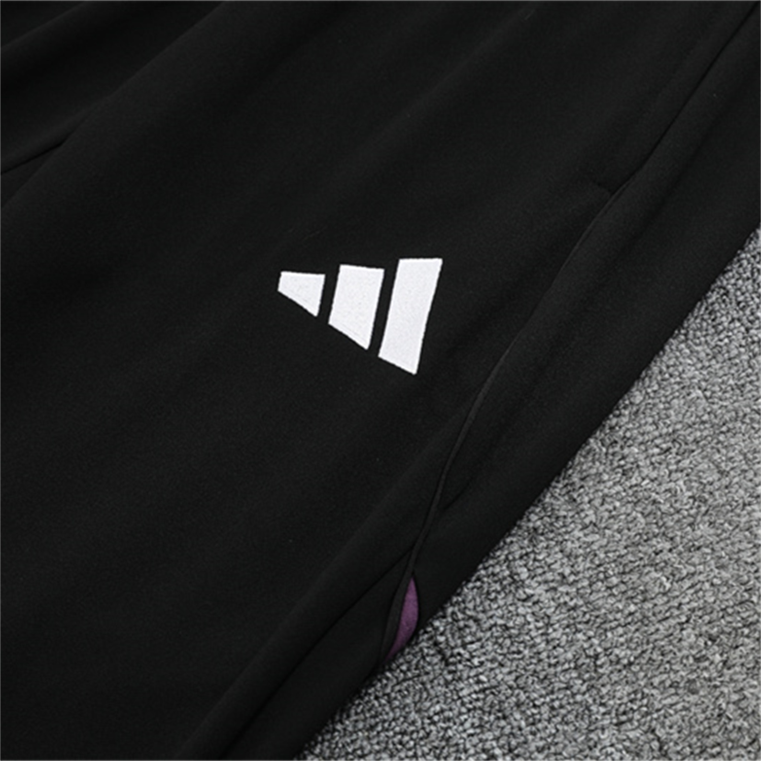 foot-Manchester United 25-26 Long Sleeves Training Set - Purple Top & Black Pants