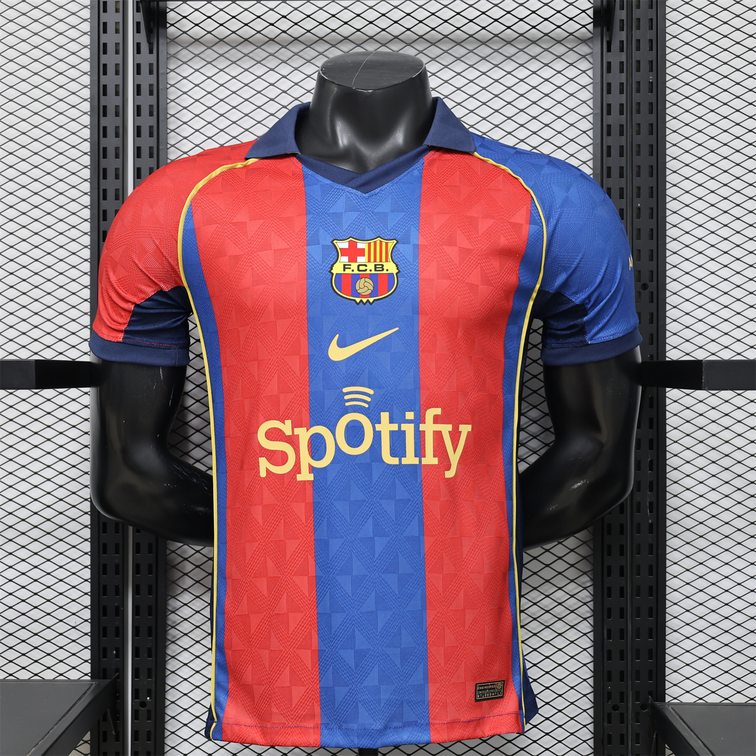 GlobeJersey-Barcelona 25-26 Retro Style Polo Special Jersey - Player Version