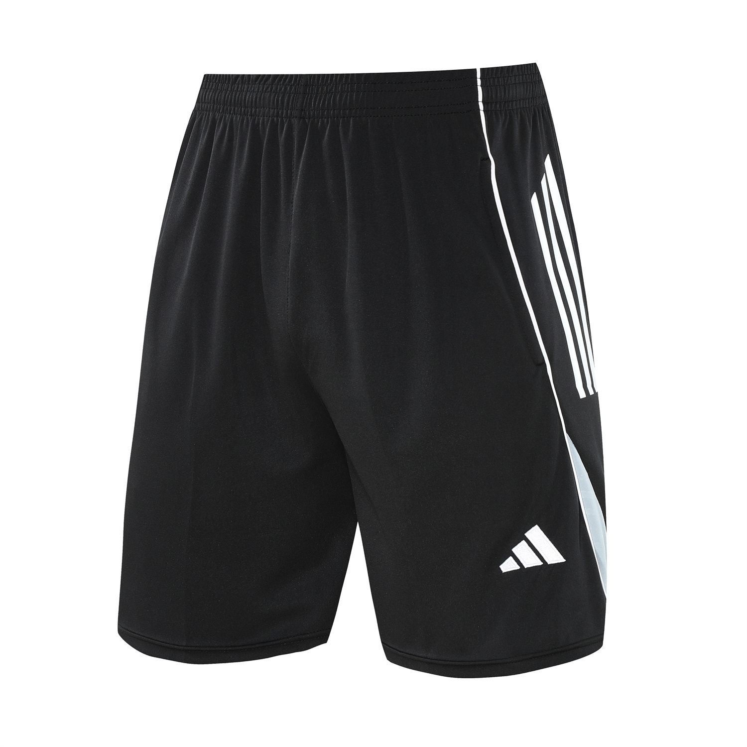foot-Real Madrid 25-26 Short-Sleeve Training Set - Colorful Curve Pattern Top & Black Shorts