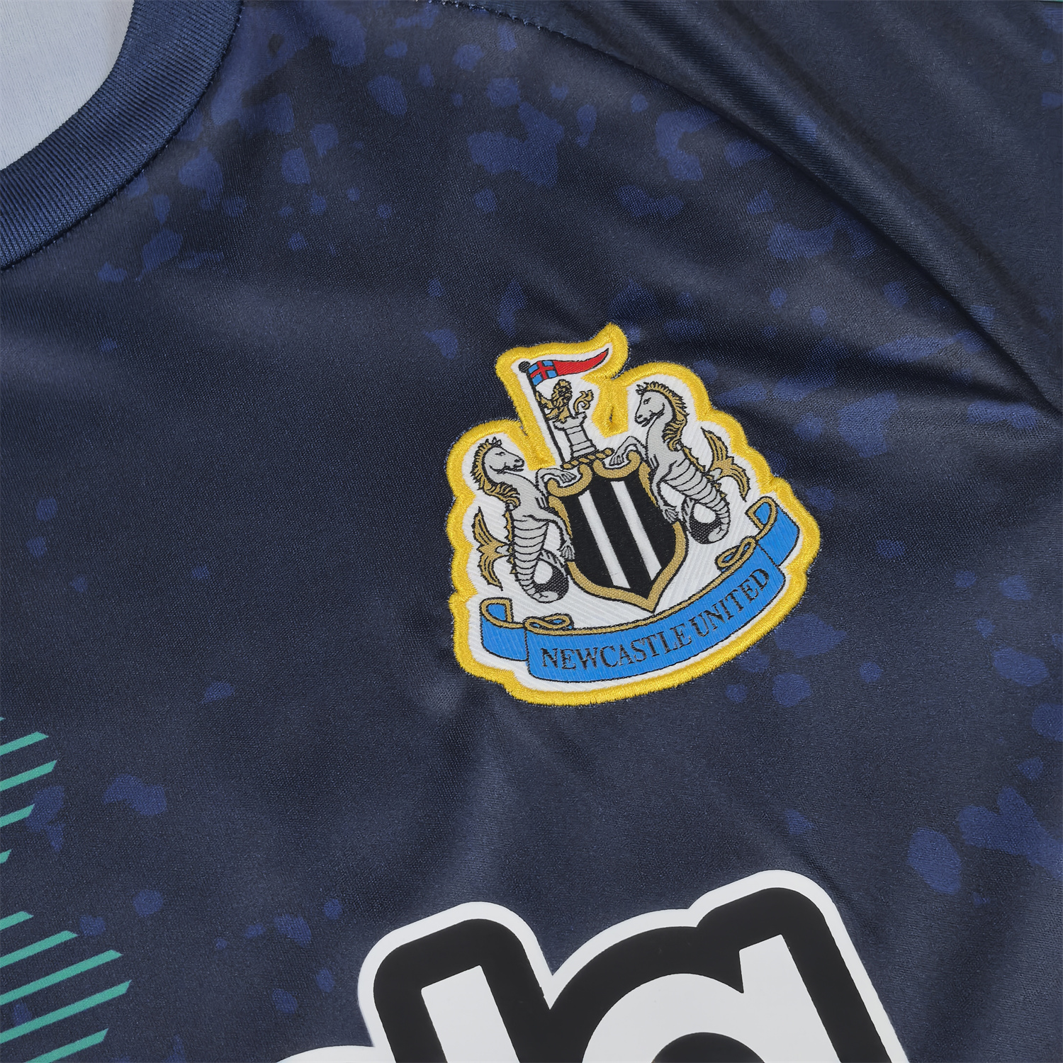 foot-Newcastle United 25-26 Yellow Green Plaids Black Special Jersey - Fans Version