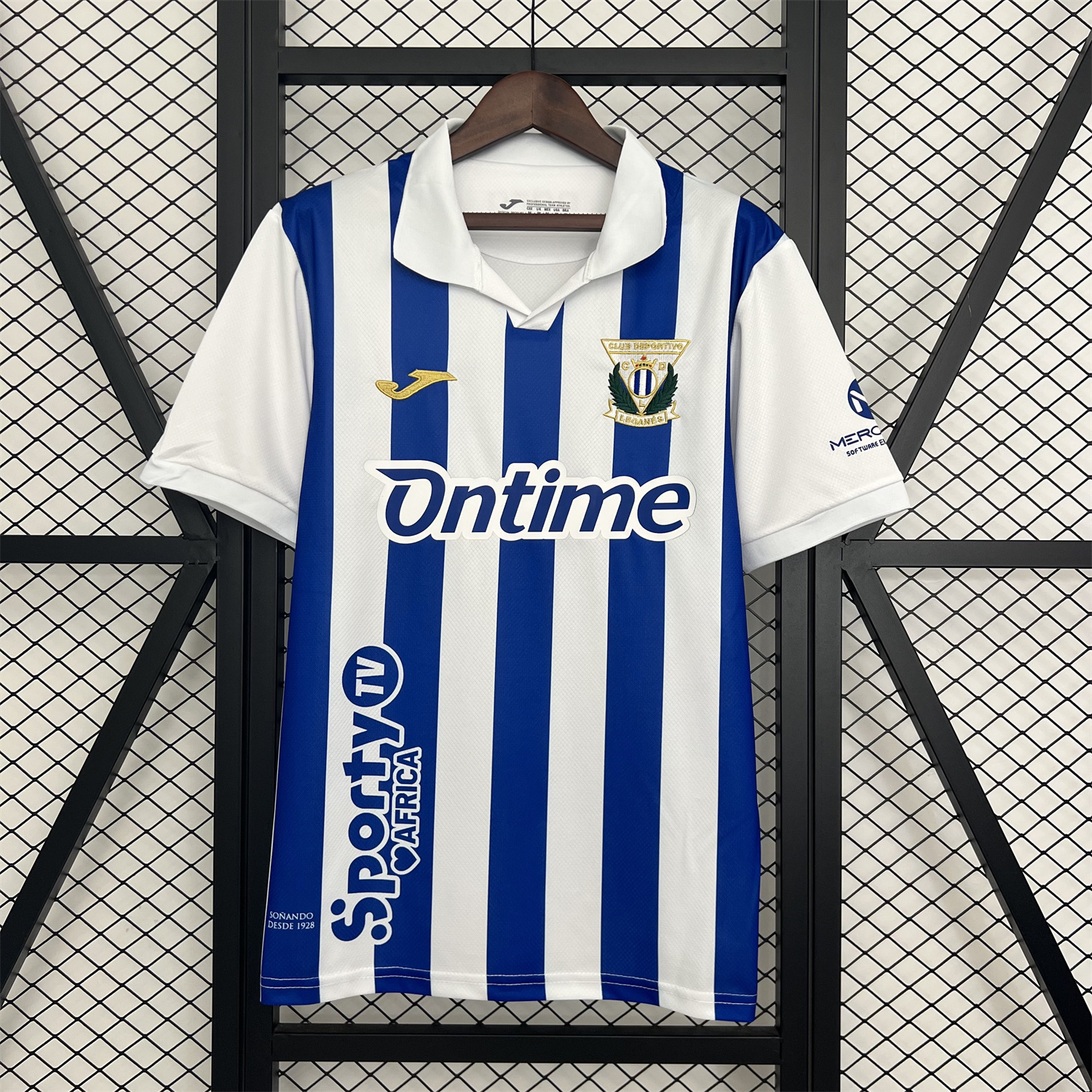 foot-CD Leganés 25-26 Home Jersey With All Sponsors - Fans Version
