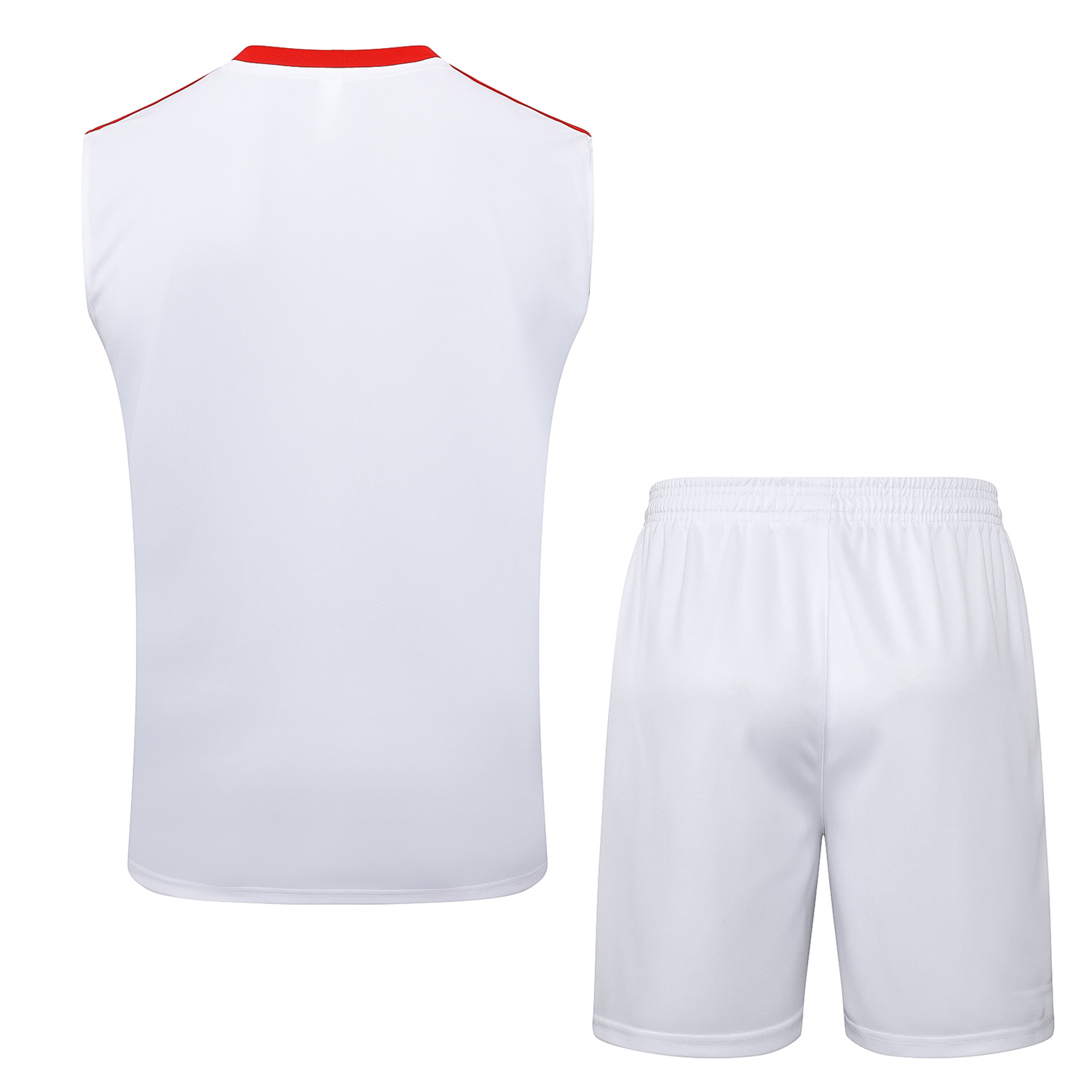 foot-Bayern Munich 2025 125th Anniversary Vest Training Set - White Top and Shorts
