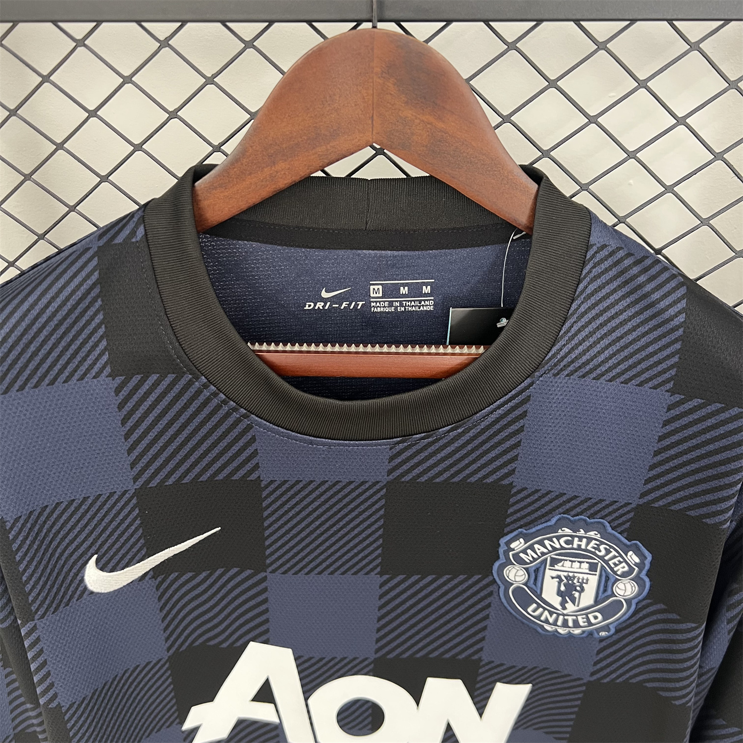 foot-Retro Manchester United 13-14 Away Long Sleeves Jersey
