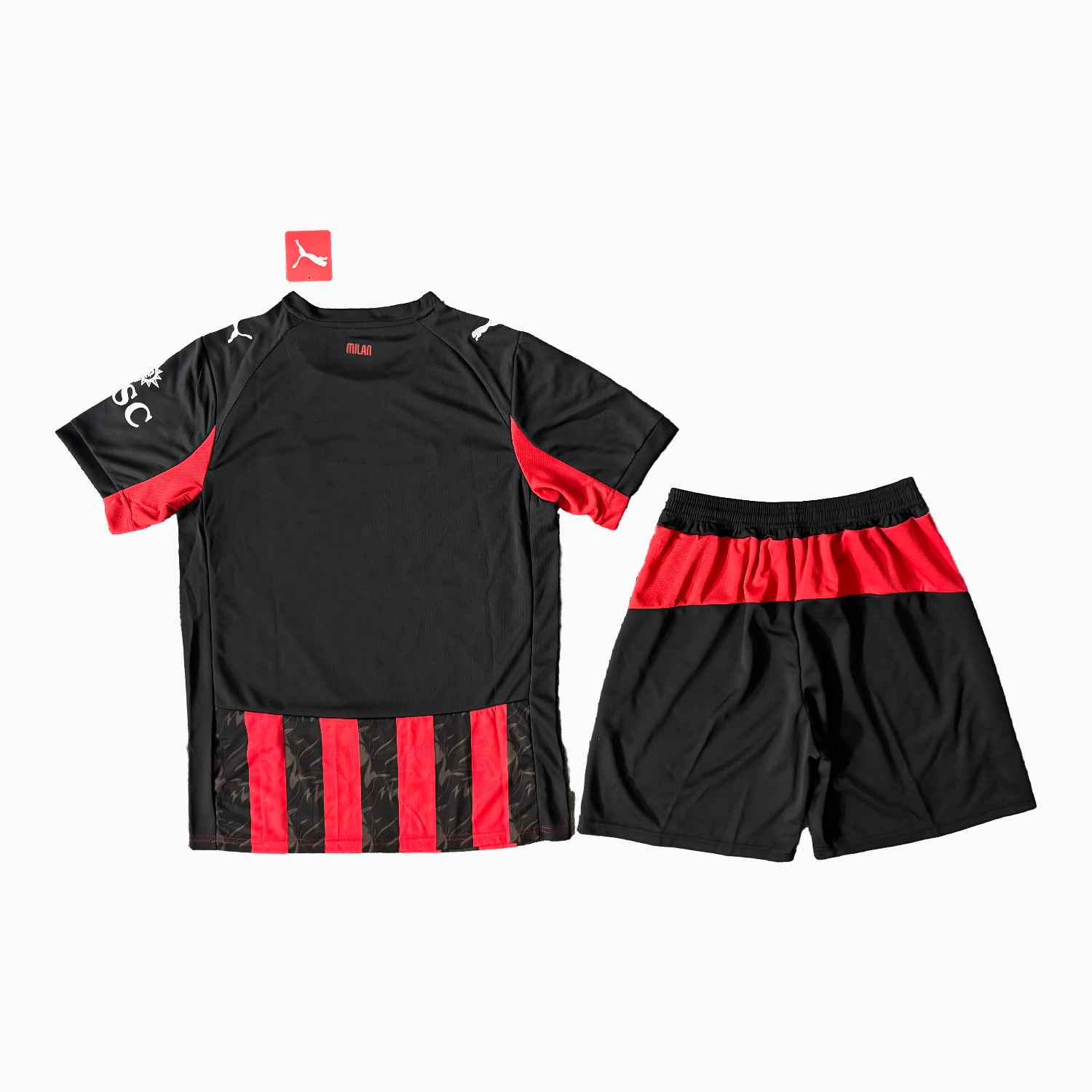 foot-AC Milan 25-26 Home Men's Adult Jersey Set - Fans Version