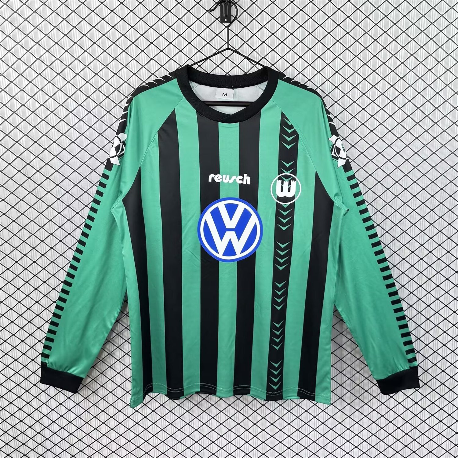 Unitedfootballkit.com | Retro Wolfsburg 1994-96 Away Long Sleeves Jersey -Customize Name, Number and Patch | Worldwide Shipping