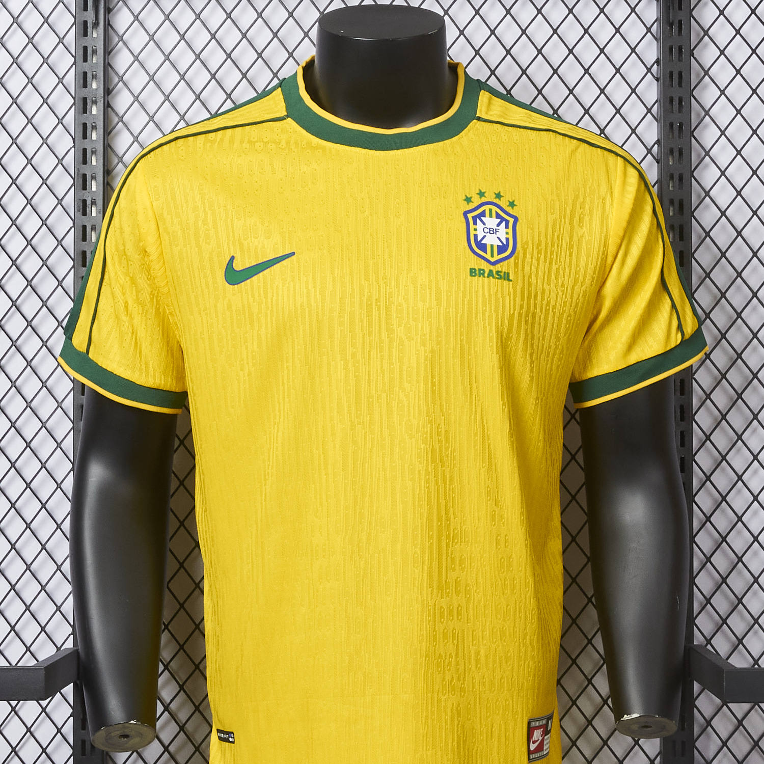 foot-Retro Brazil 1998 Home Jersey - Player Version