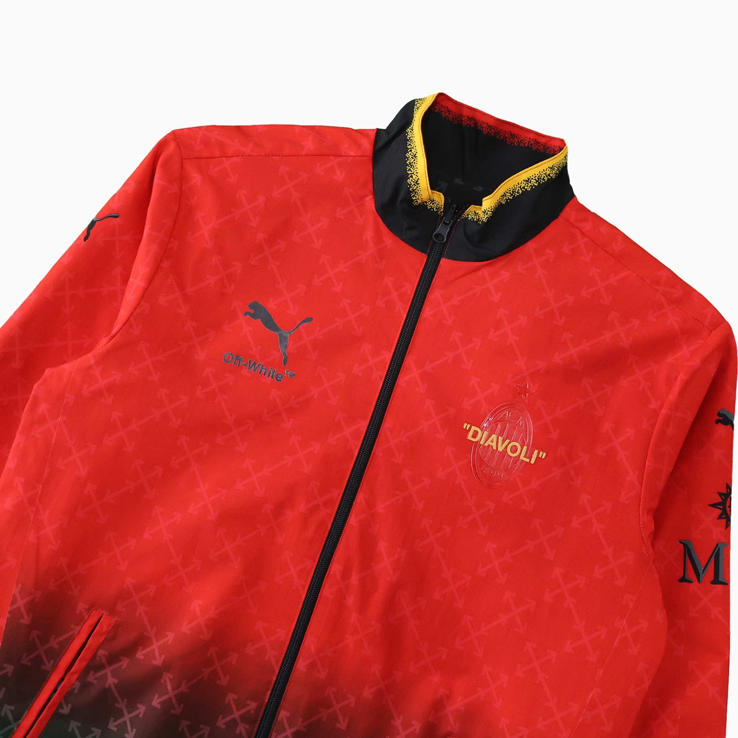 foot-AC Milan 24-25 Fourth “Diavoli” Special Edition Double Sided Reversible Windbreaker - Black & Red