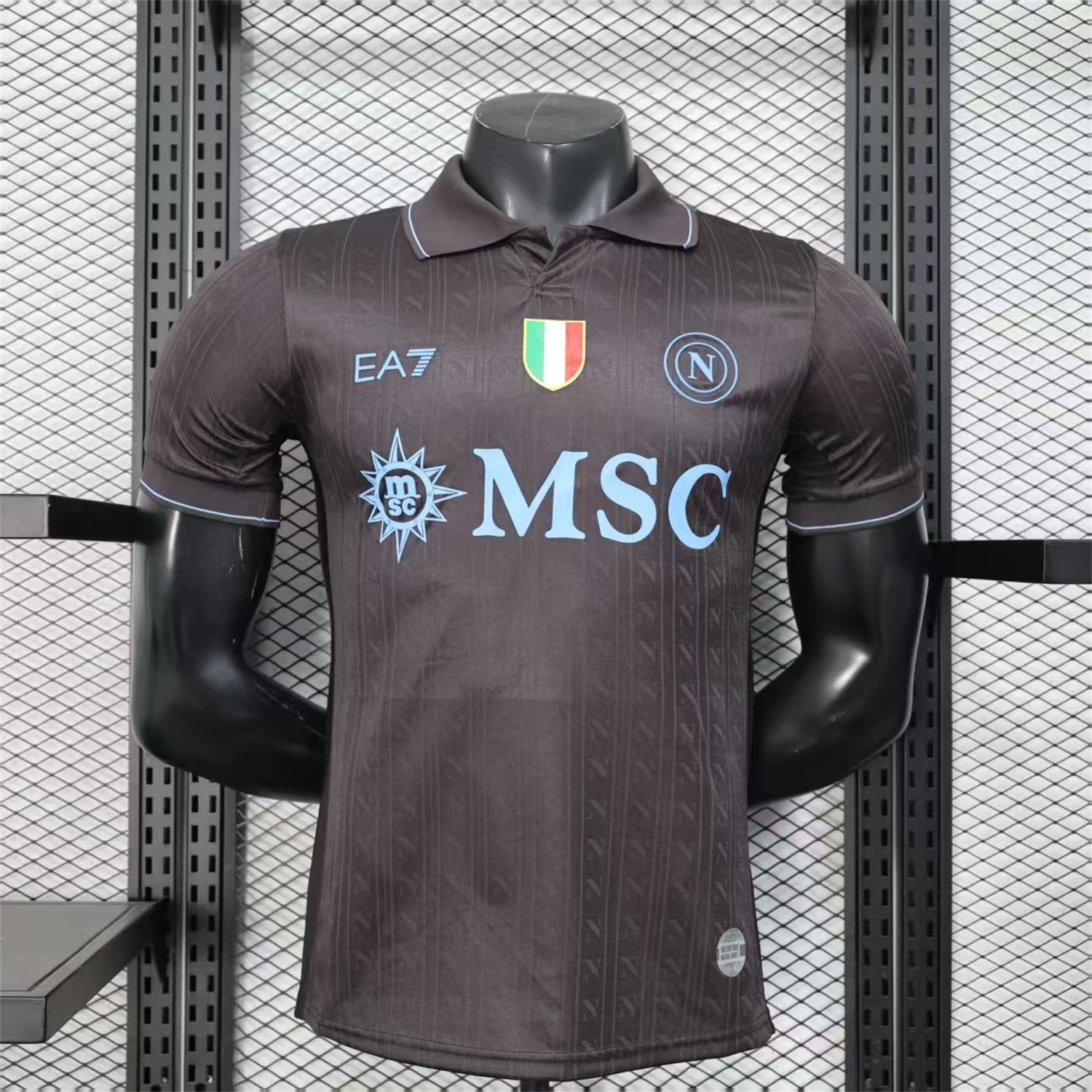 foot-Napoli 25-26 Third Black Jersey - Player Version