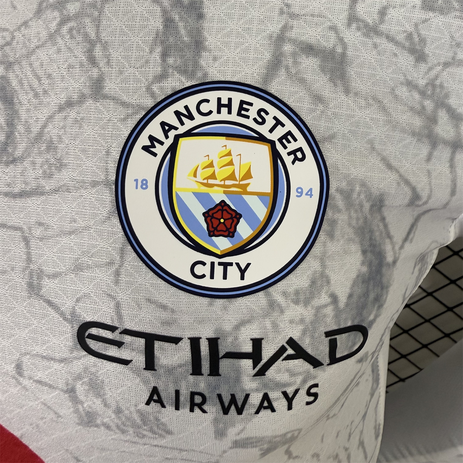 foot-Manchester City 25-26 KidSuper White Long Sleeves Jersey - Player Version