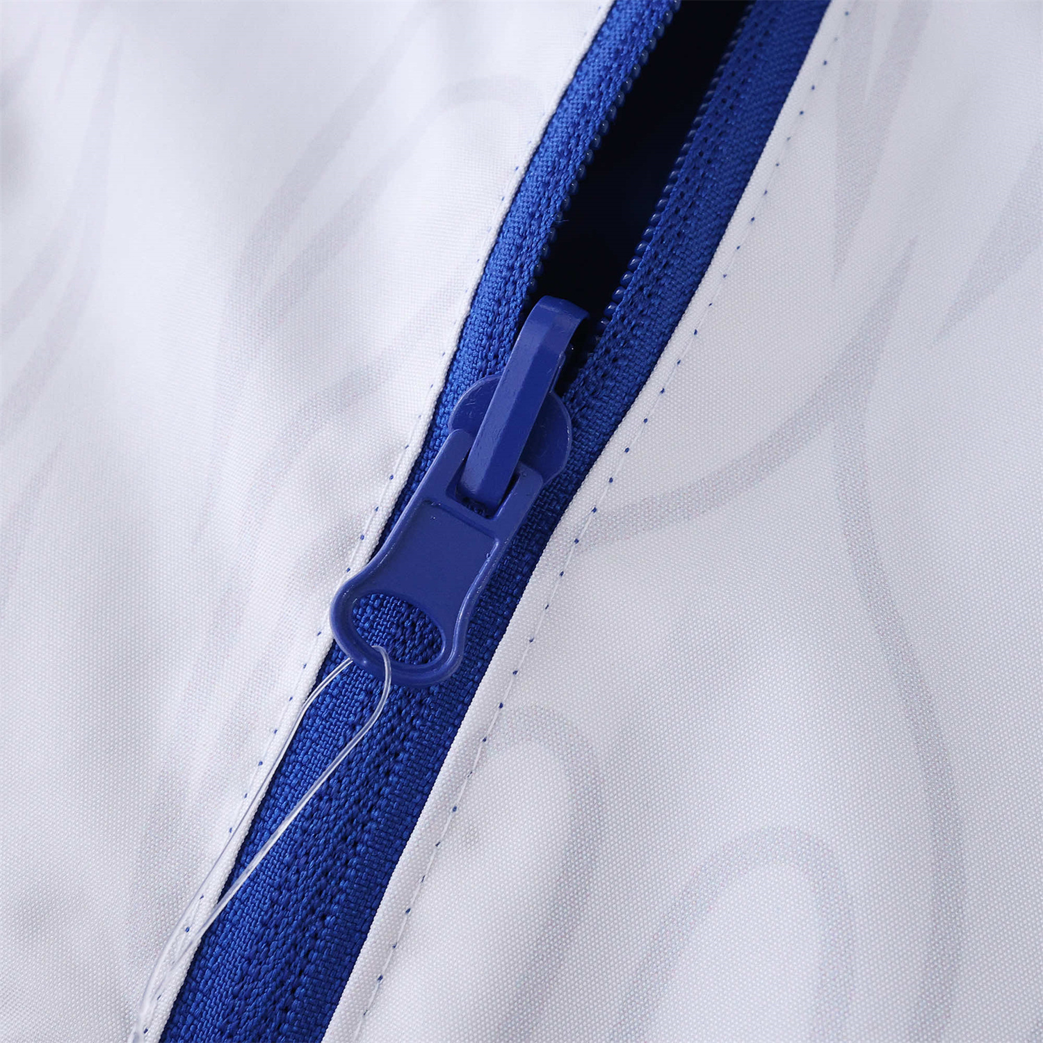 foot-Retro Japan 1998 Throwback Double Sided Reversible Windbreaker - White & Blue