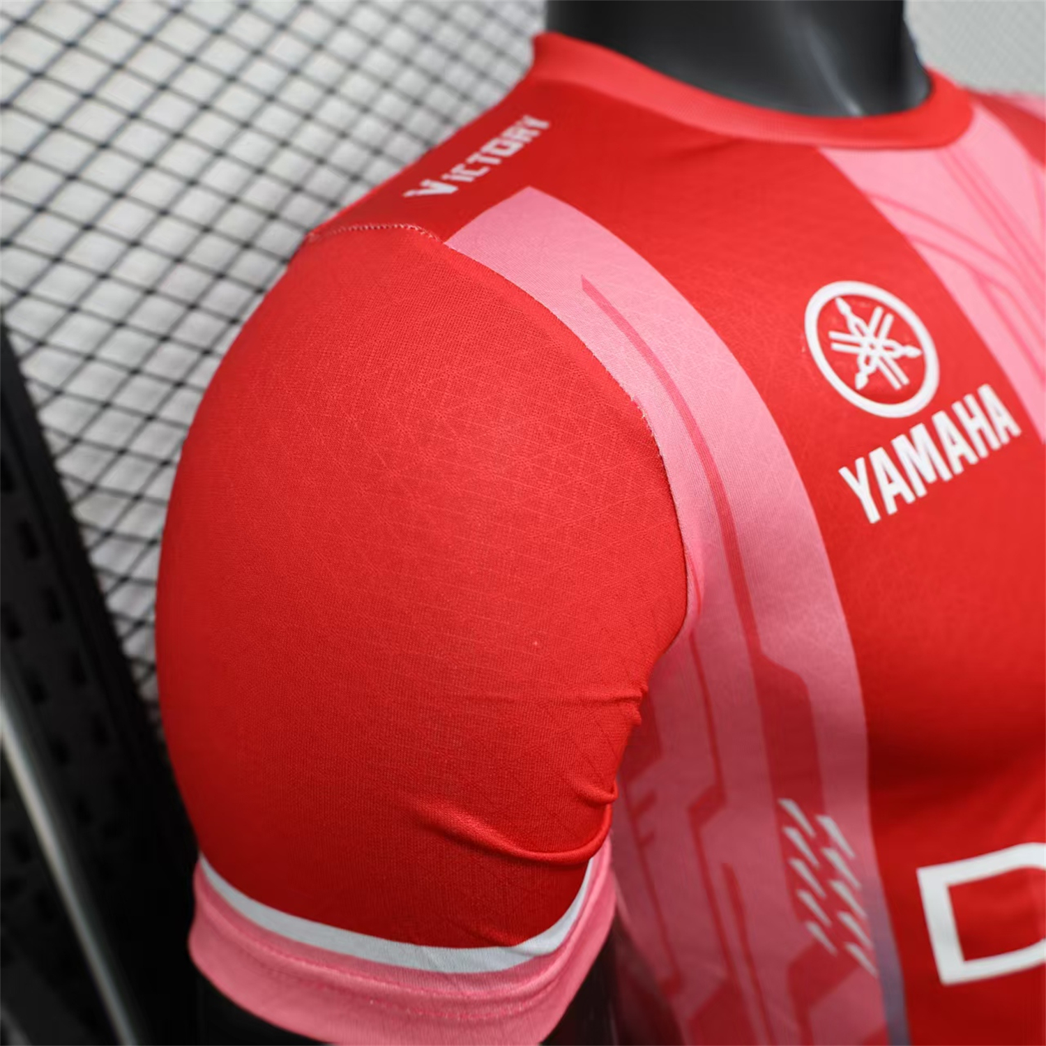 foot-Marseille 25-26 Red And Pink Stripes Special Jersey - Player Version