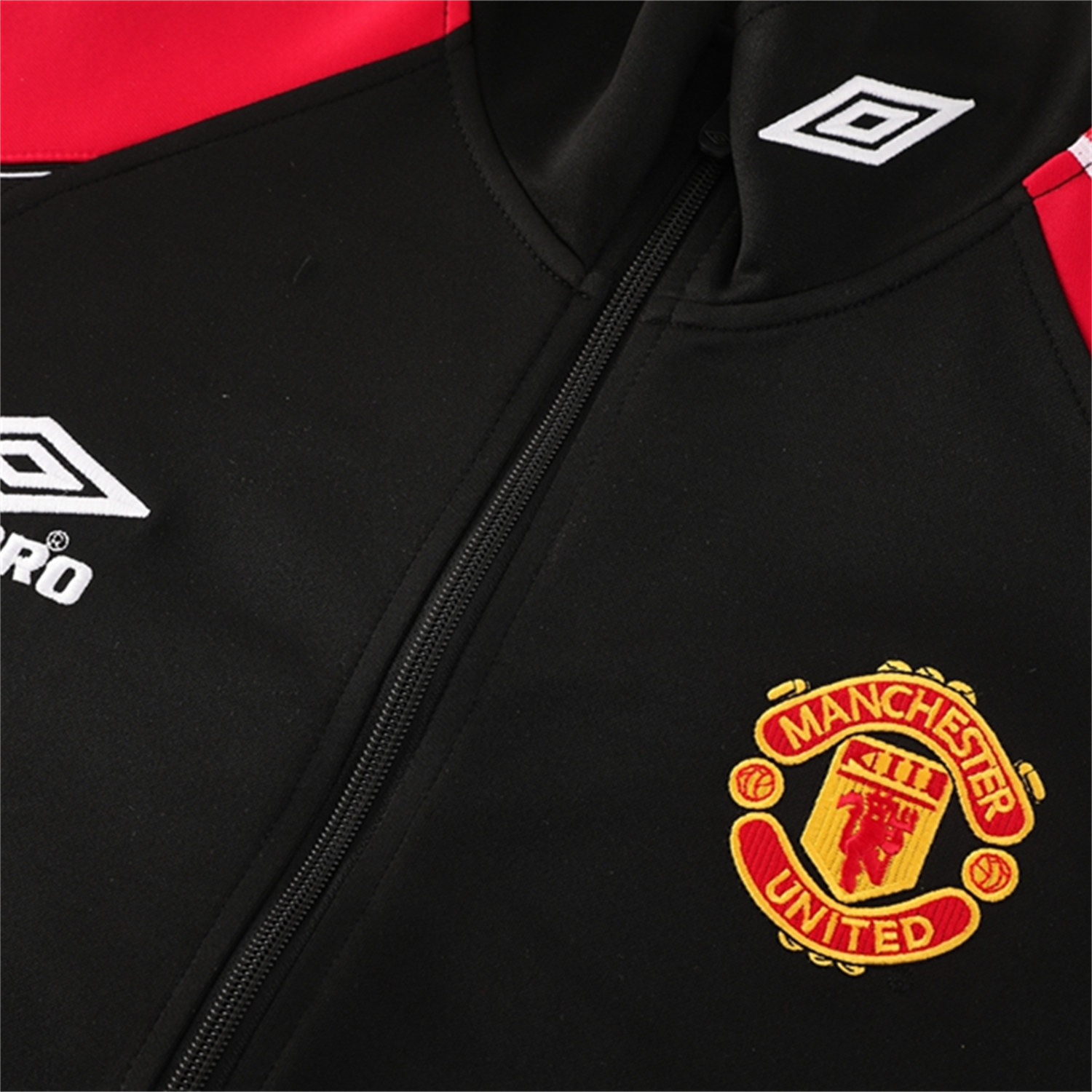 foot-Manchester United 25-26 Throwback 98-99 Style Jacket Training Tracksuit - Black