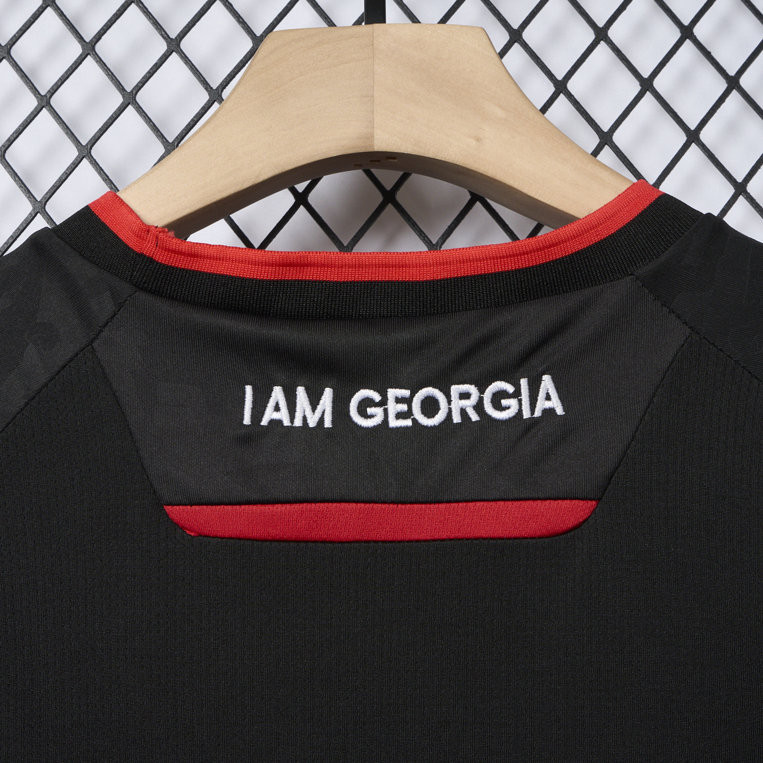 foot-Georgia 2026 Away Black Jersey - Fans Version