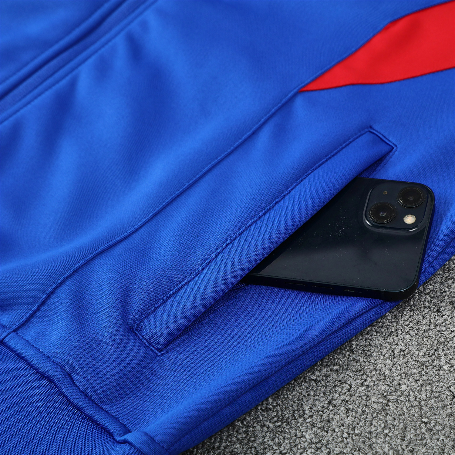 foot-Spain 25-26 Jacket Training Tracksuit - Blue Jackets & Pants with Red and Yellow