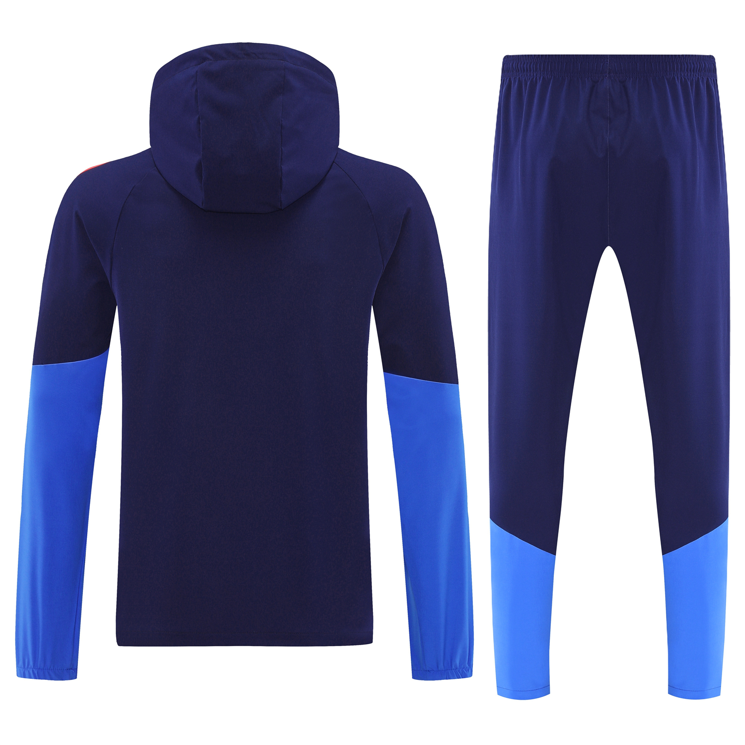 SIUjerseys-Colombia 2026 Hooded Windbreaker Training Set - Dark Blue and Pants