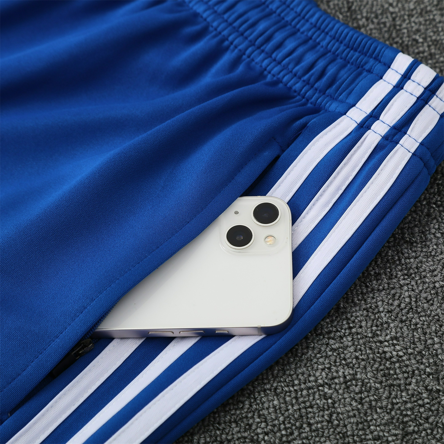 foot-Marseille 25-26 Jacket Training Tracksuit - Blue Jackets & Blue Pants