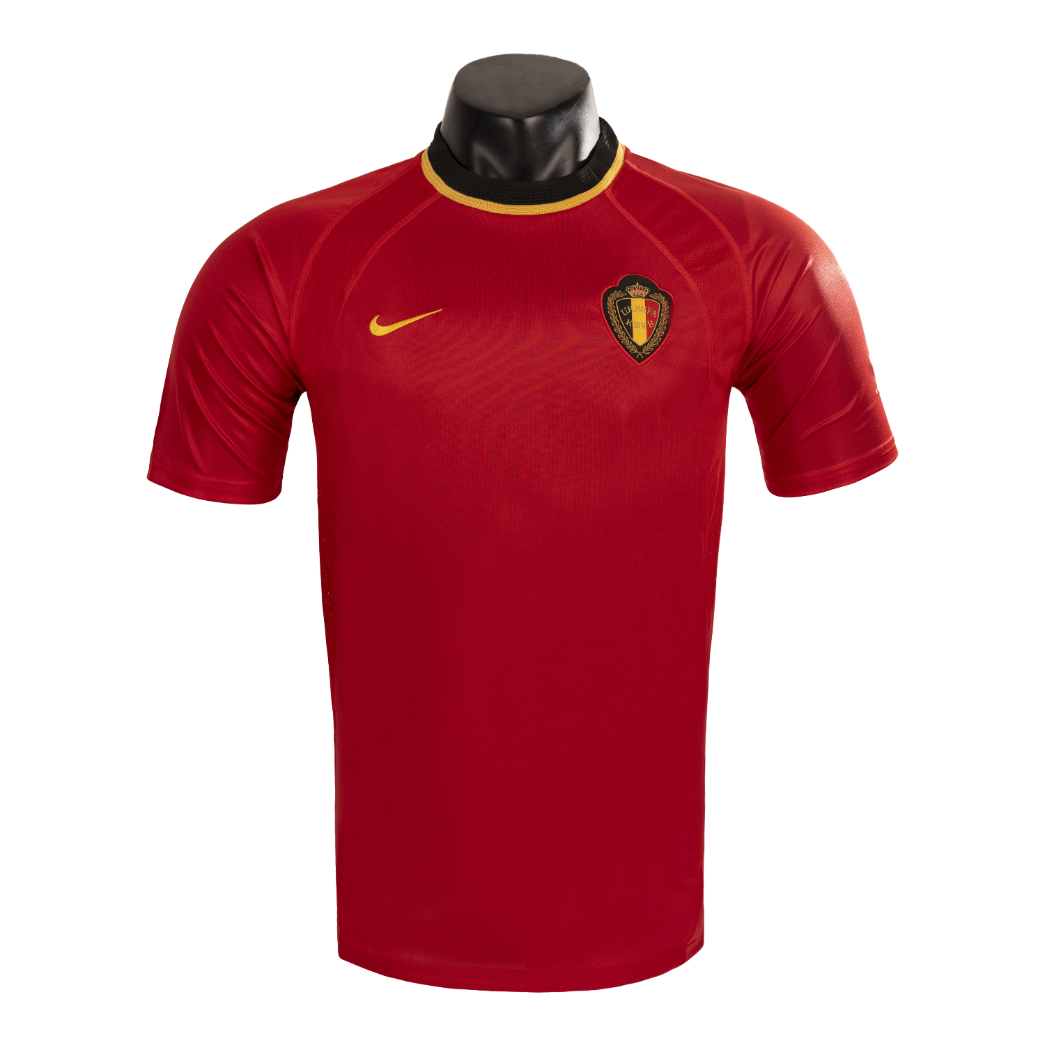 foot-Retro Belgium 2000 Home Red Jersey