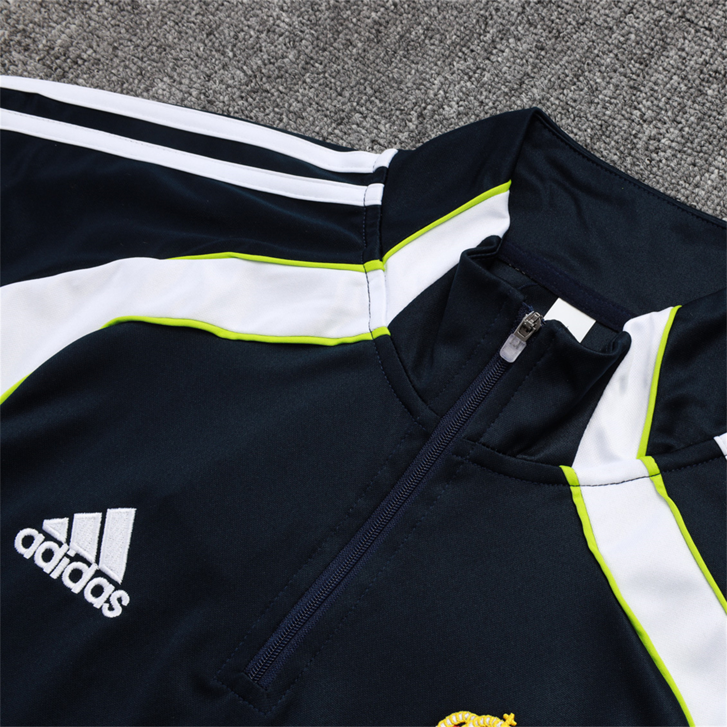 foot-Real Madrid 25-26 Long Sleeve Training Set - Deep Blue Urban Purist Style