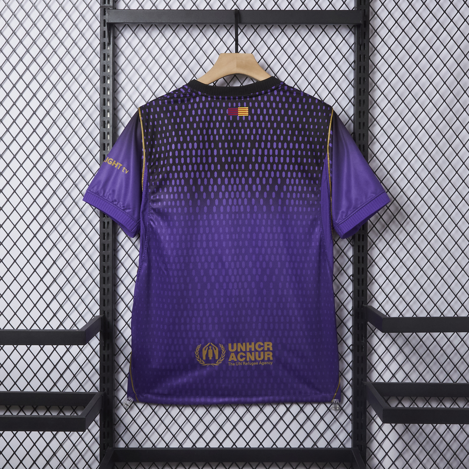 SIUjerseys-Barcelona 26-27 Away Purple-Black Gradient Jersey - Fans Version