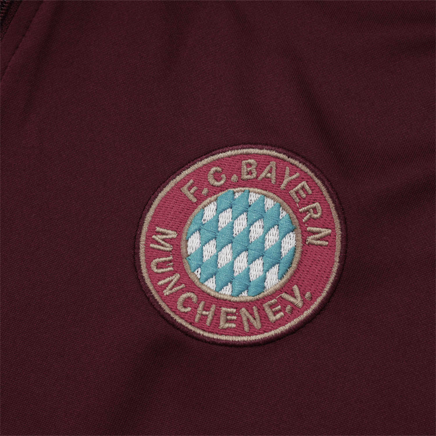 foot-Bayern Munich 25-26 Throwback Trefoil Long Sleeves Training Set - Deep Red