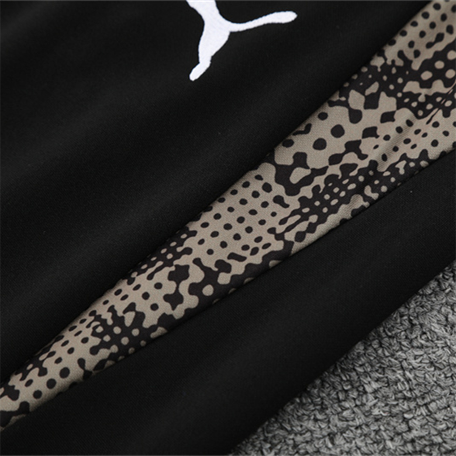 foot-PSV Eindhoven 25-26 Kids Long Sleeve Training Set - Army Green Top & Black Pants