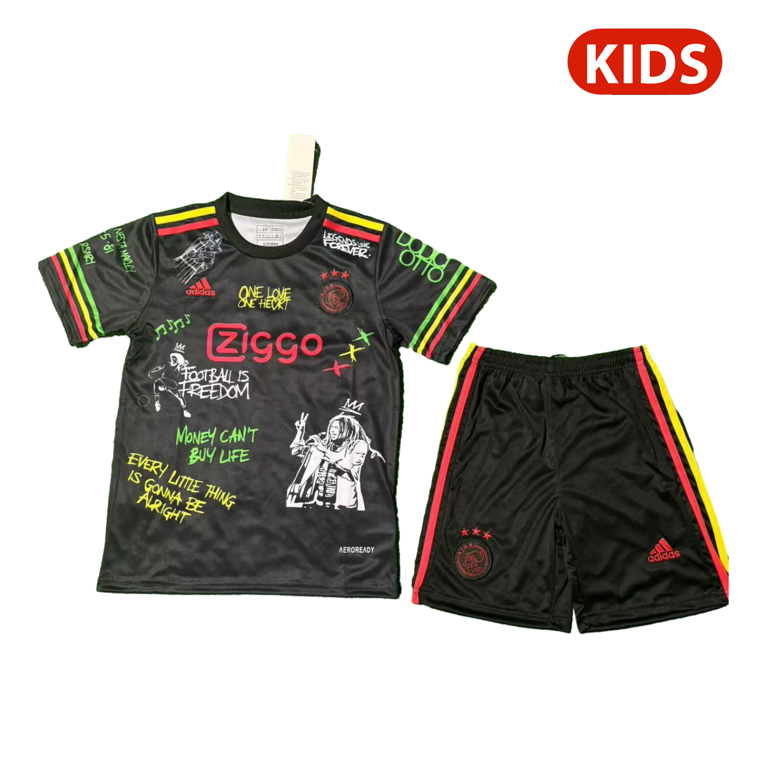 foot-Ajax x B-O-B Marly 25-26 Black Special Kids Kit