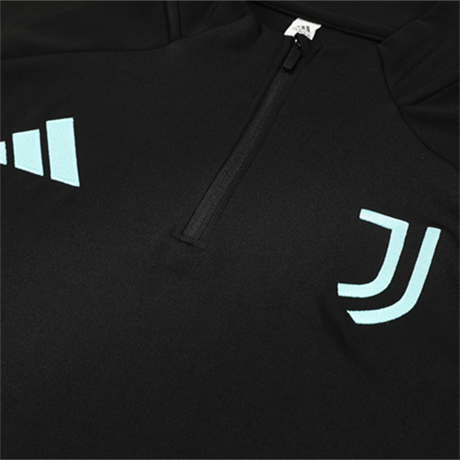 foot-Juventus 25-26 Long Sleeve Training Set - Black Top and Black Pants