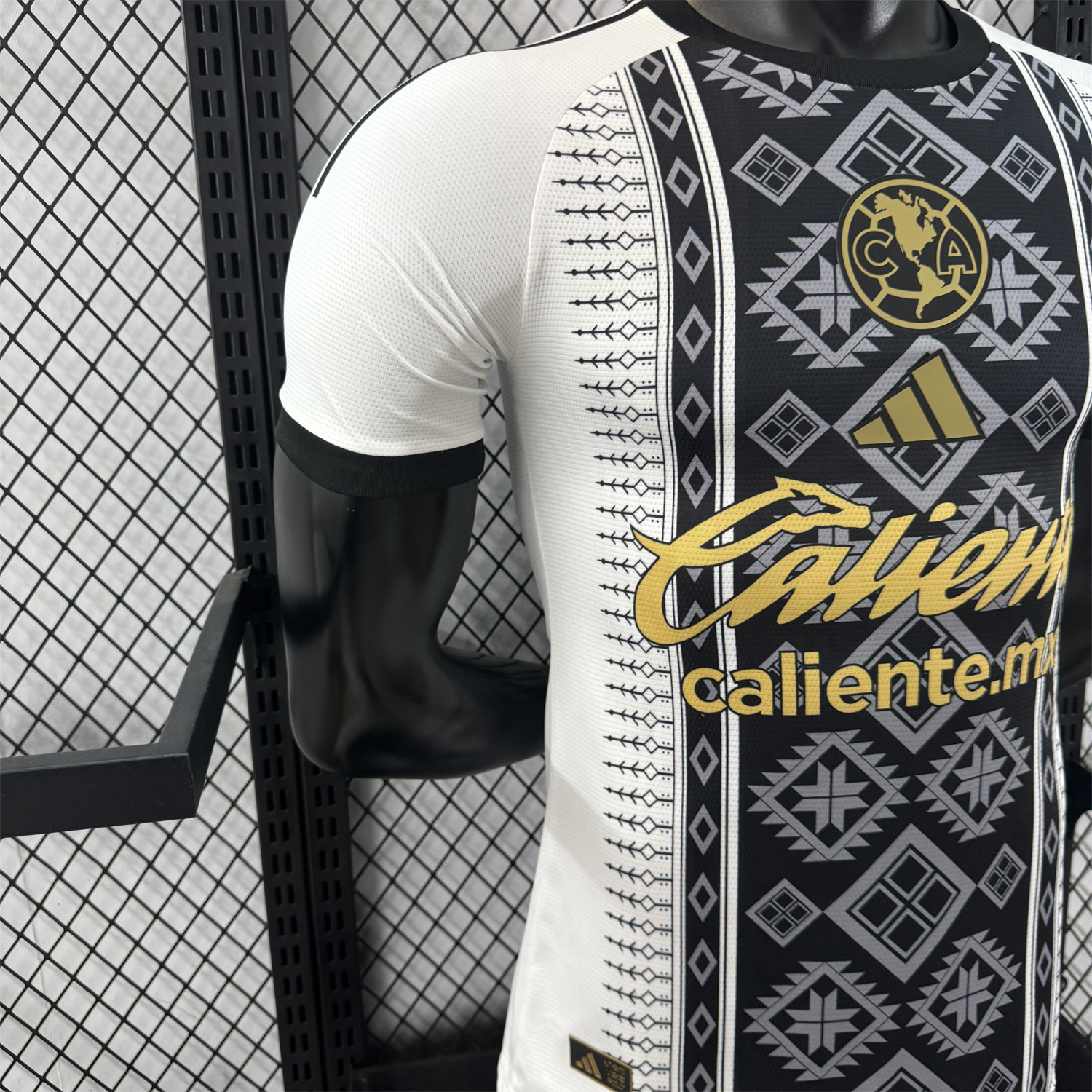 foot-Club América 25-26 Black Totem Pattern White Special Jersey - Player Version