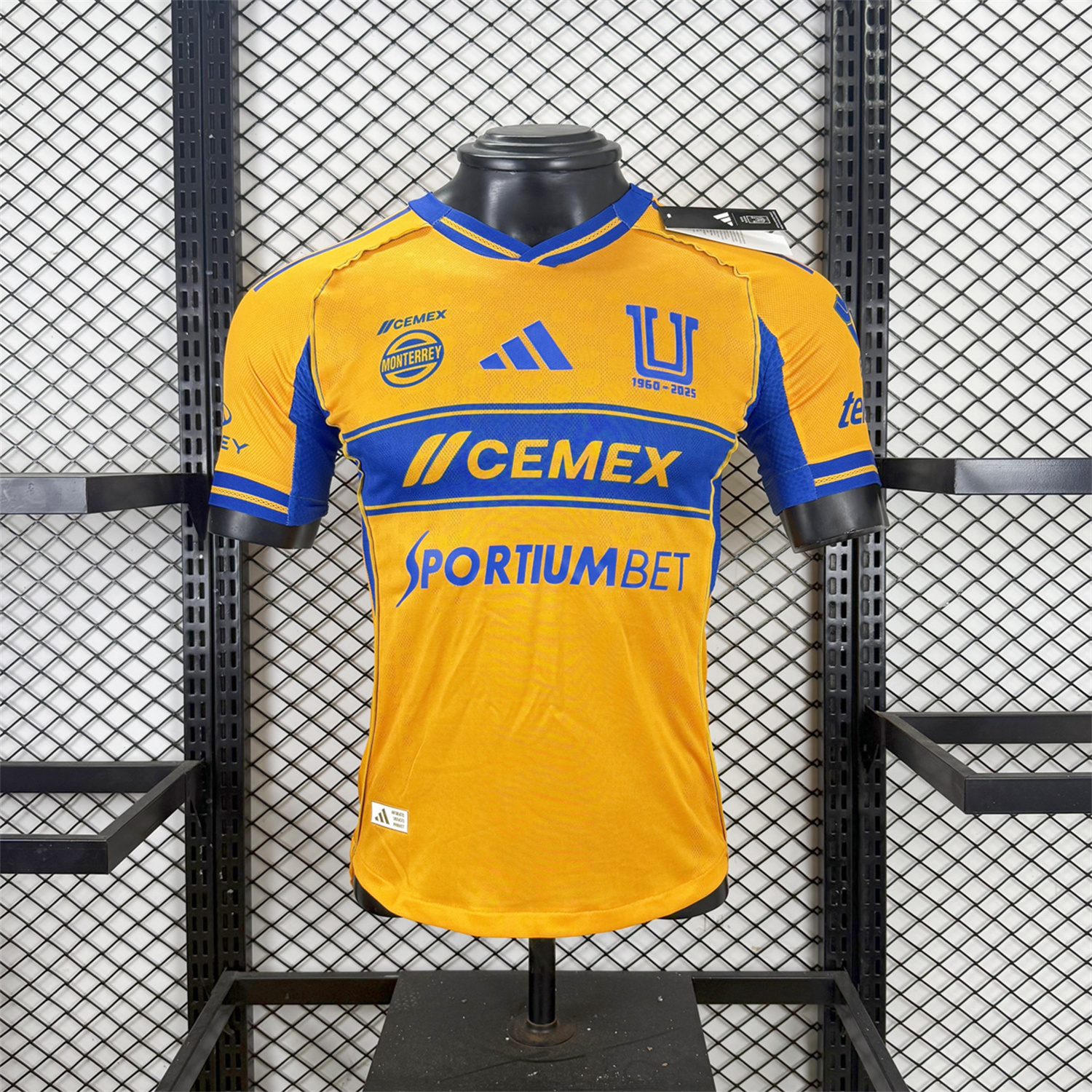 SIUjerseys-Tigres UANL 25-26 Home Jersey With All Sponsors - Player Version