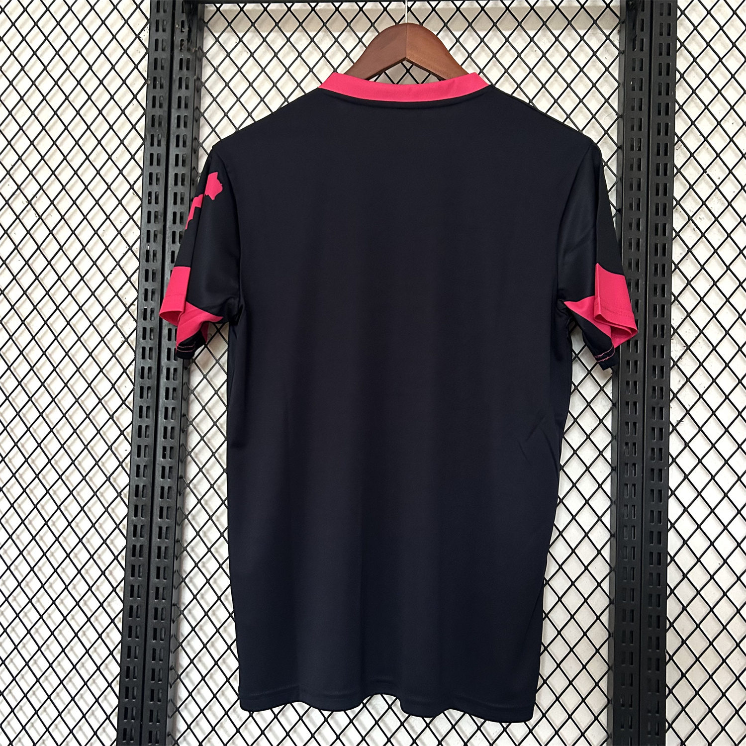 foot-Morocco 25-26 Black Pink Training Jersey - Fans Version