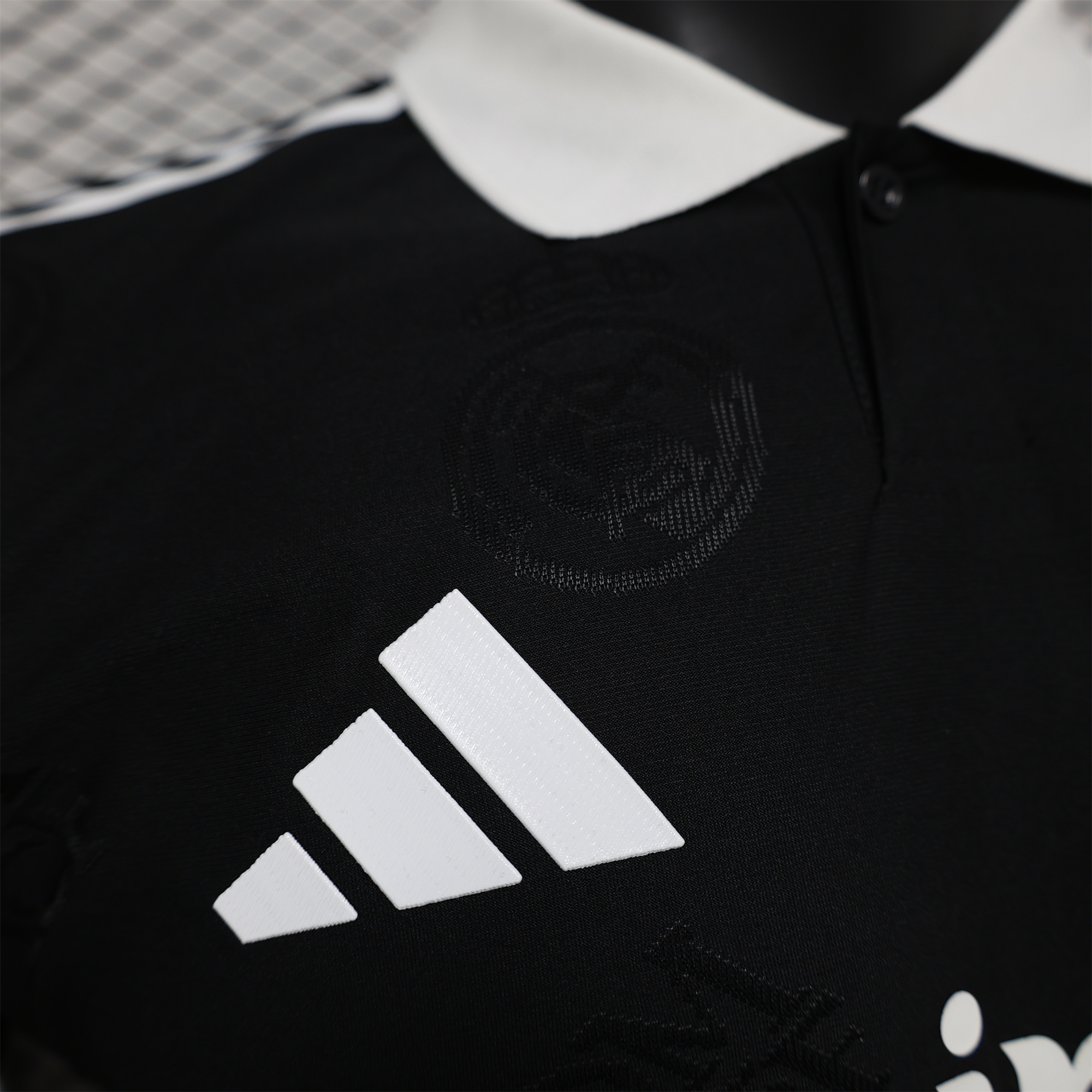 JerseysGala.com | Real Madrid 24-25 Black LOGO Special Edition Jersey - Player Version -Customize Name, Number and Patch | Worldwide Shipping