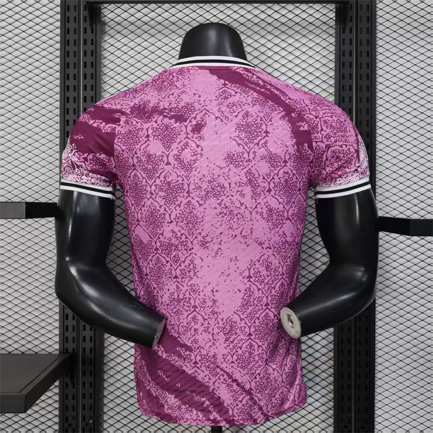 Unitedfootballkit.com | Real Madrid 25-26 Pink With Purple Texture Special Jersey - Player Version -Customize Name, Number and Patch | Worldwide Shipping