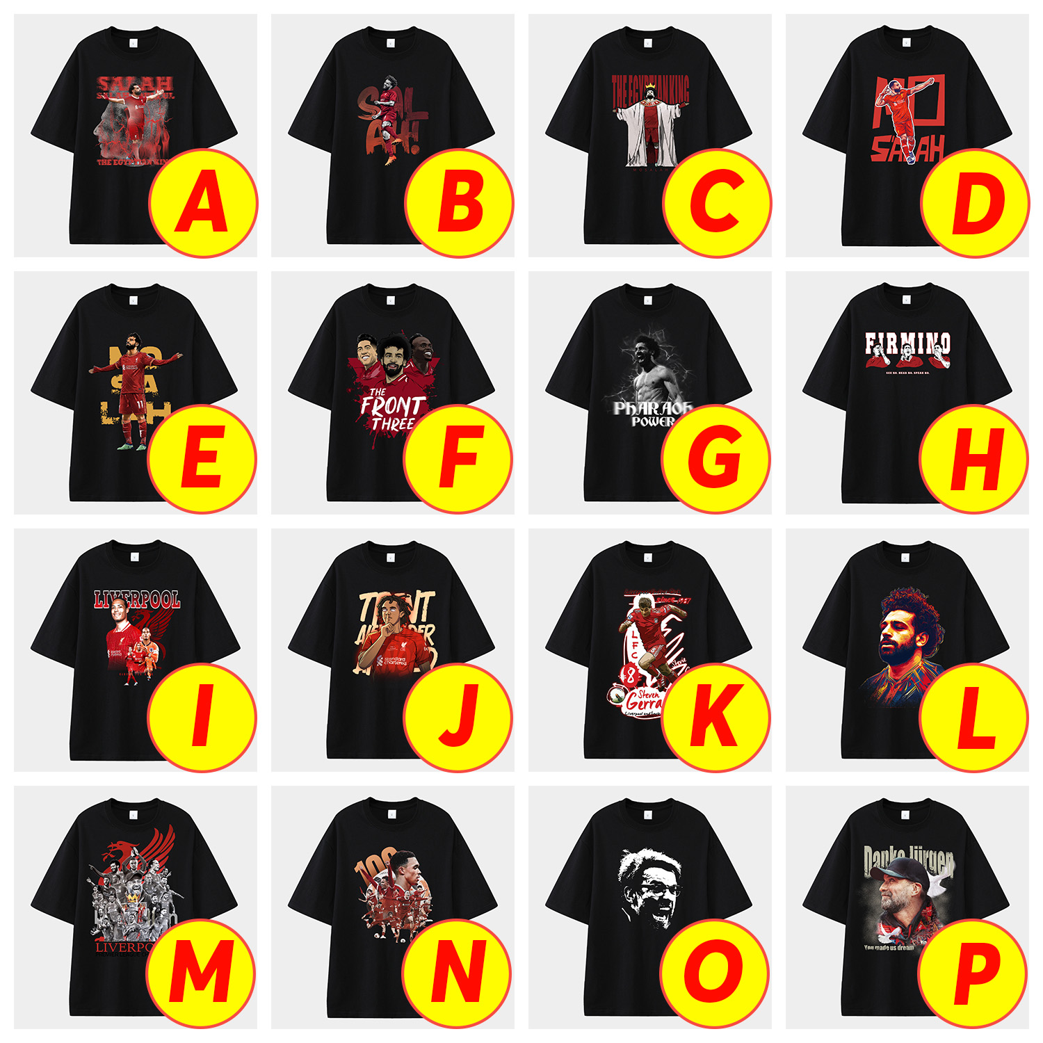 foot-Salah Liverpool Klopp Arnold Unisex Pure Cotton T-shirt