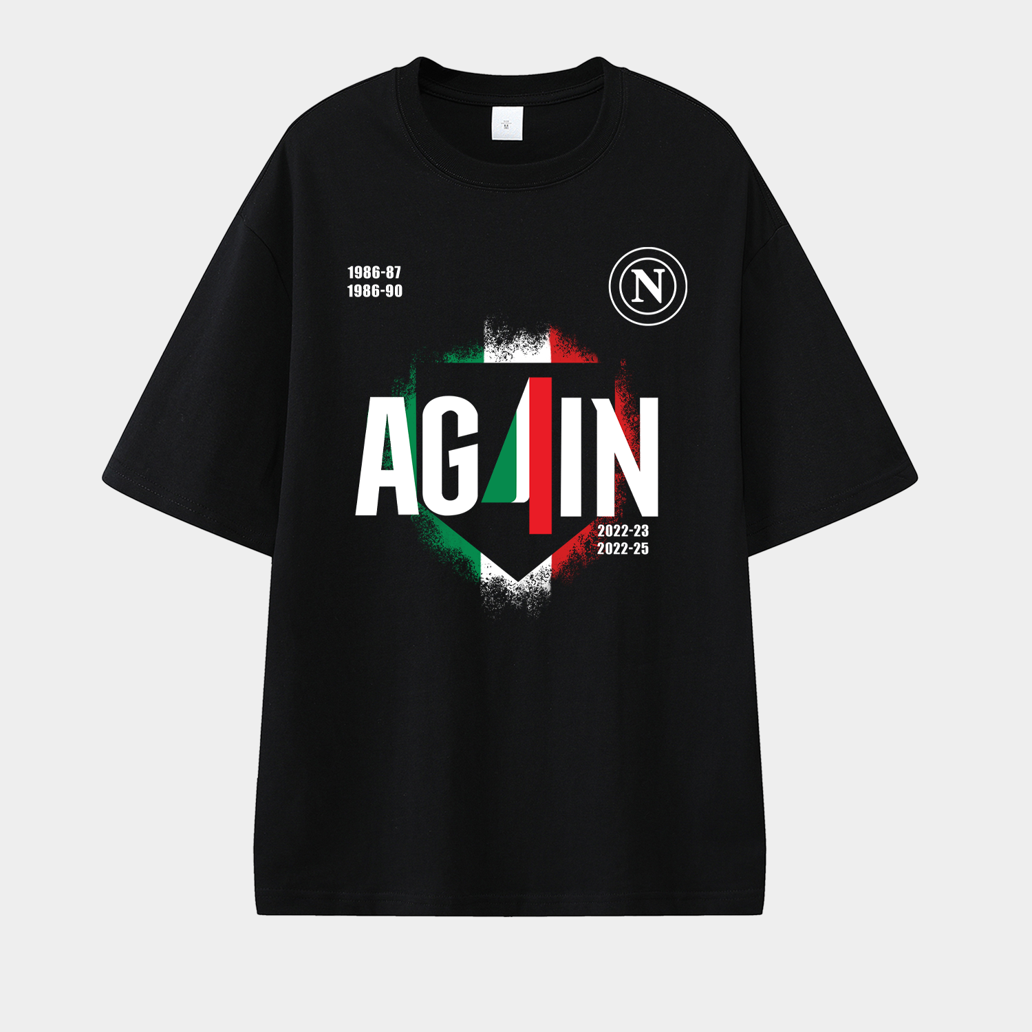 foot-Napoli AG4IN 2025 Unisex Pure Cotton T-shirt