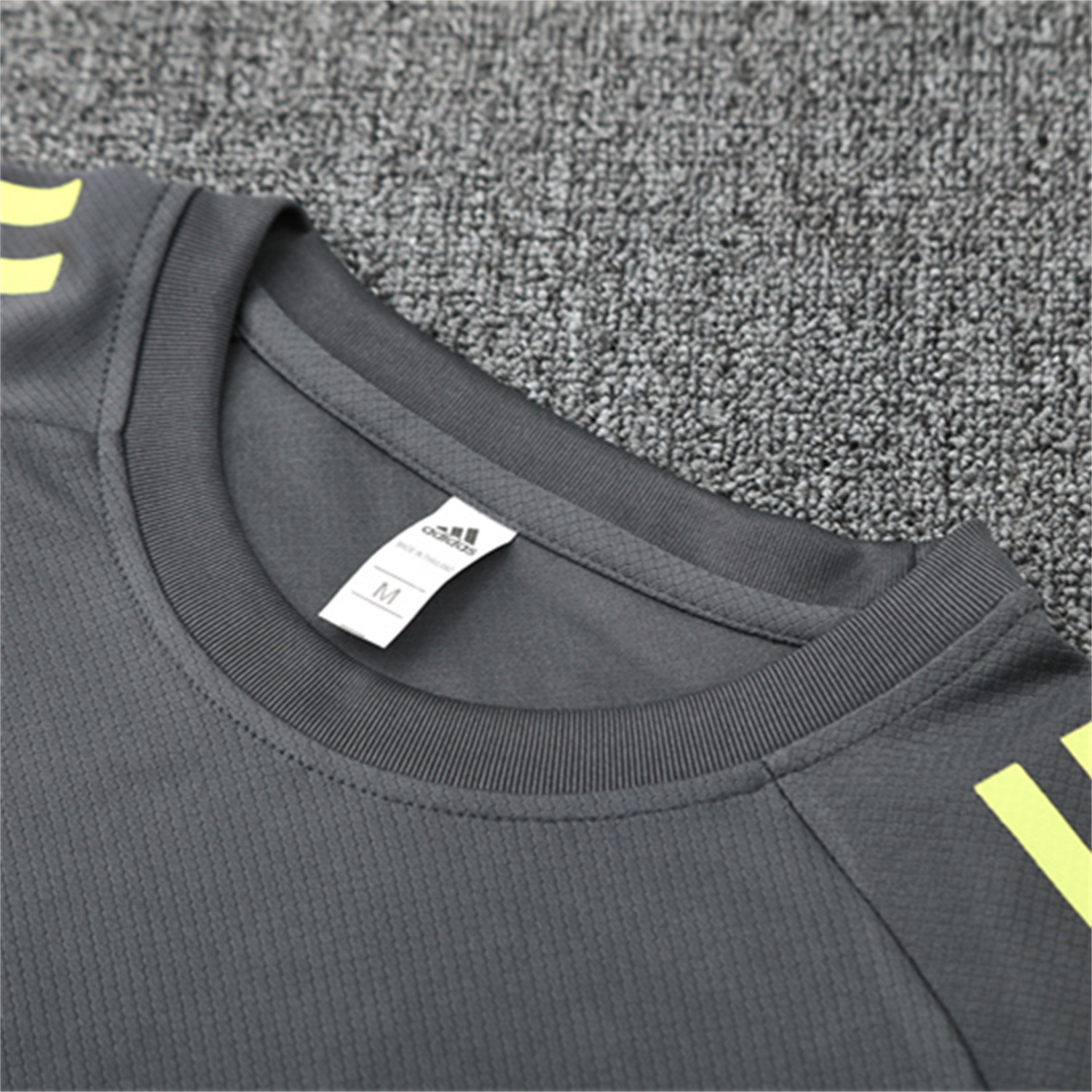 foot-Real Madrid 25-26 Kids Short-Sleeve Training Set - Deep Grey Top and Shorts