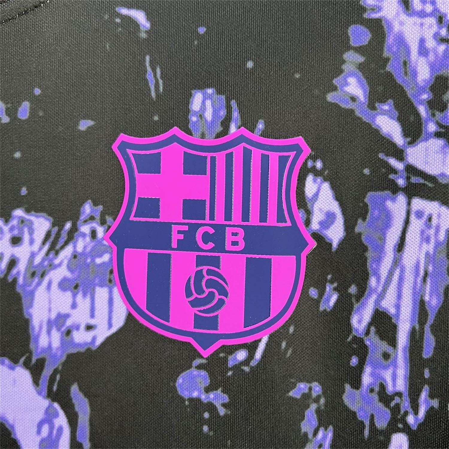 foot-Barcelona 25-26 Purple Rock Pattern Jersey - Fans Version