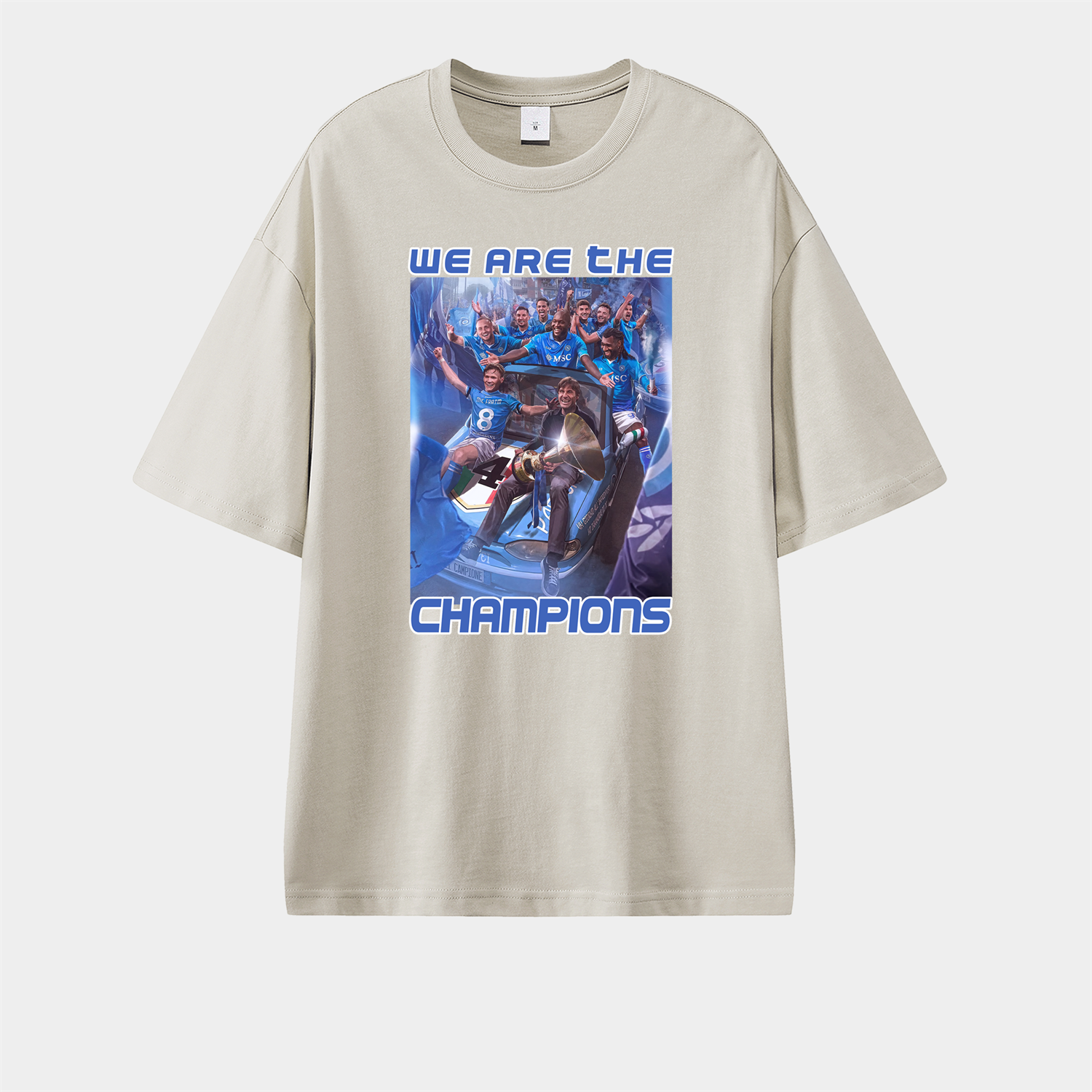 foot-Napoli We Are The Campion 2025 Unisex Pure Cotton T-shirt
