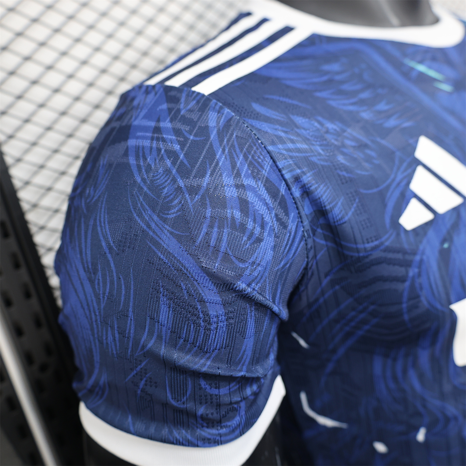 unitedfutballjersey-Real Madrid 25-26 Blue Jersey with White Viking Roar Comics - Player Version