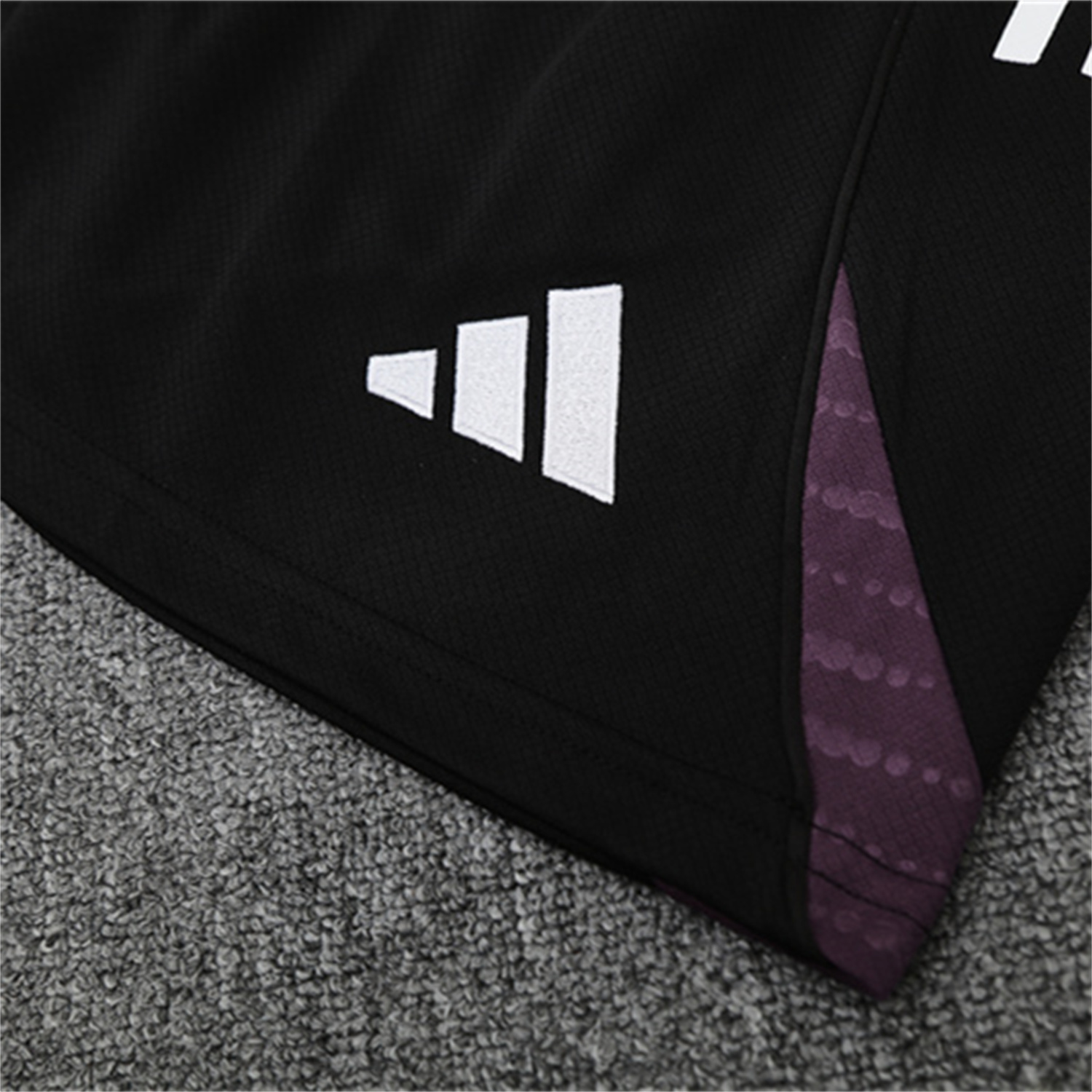 foot-Manchester United 25-26 Kids Short-Sleeve Training Set - Purple Top & Black shorts