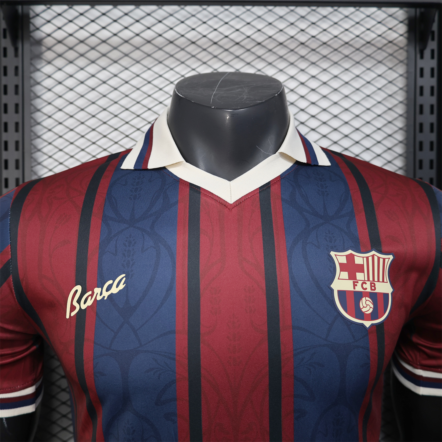 foot-Barcelona 25-26 125th Anniversary Retro Style Jersey - Player Version
