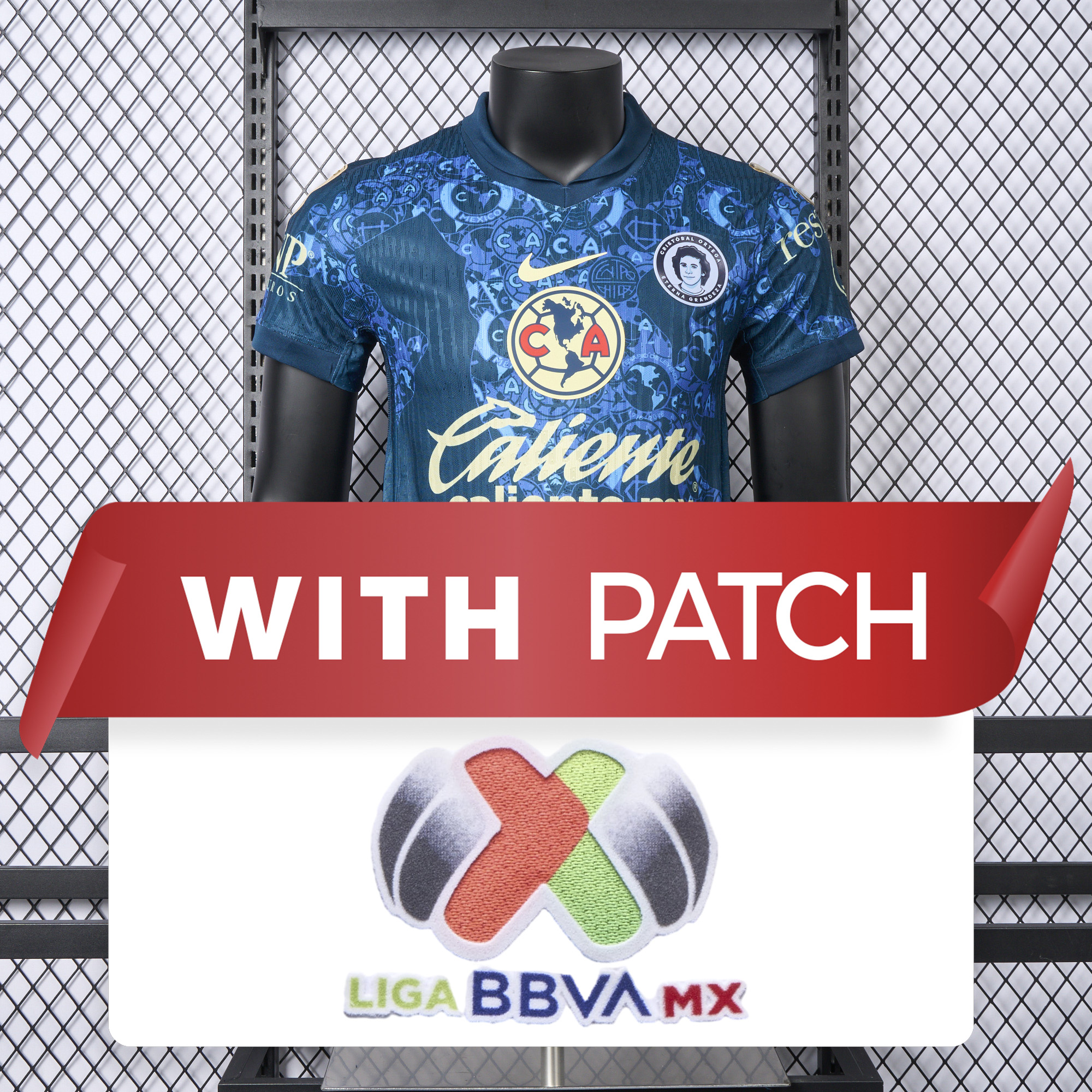 ManixJersey.com | 【New Patches】Club América 24-25 Away Jersey - Player Version -Customize Name, Number and Patch | Worldwide Shipping