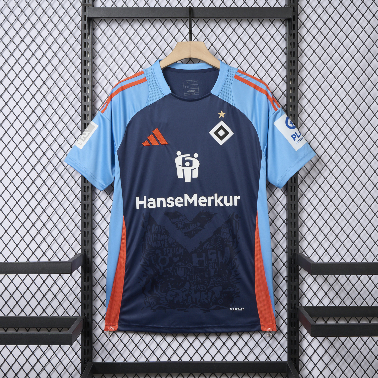 foot-Hamburger SV 24-25 World Girls' Day Blue Special Jersey - Fans Version