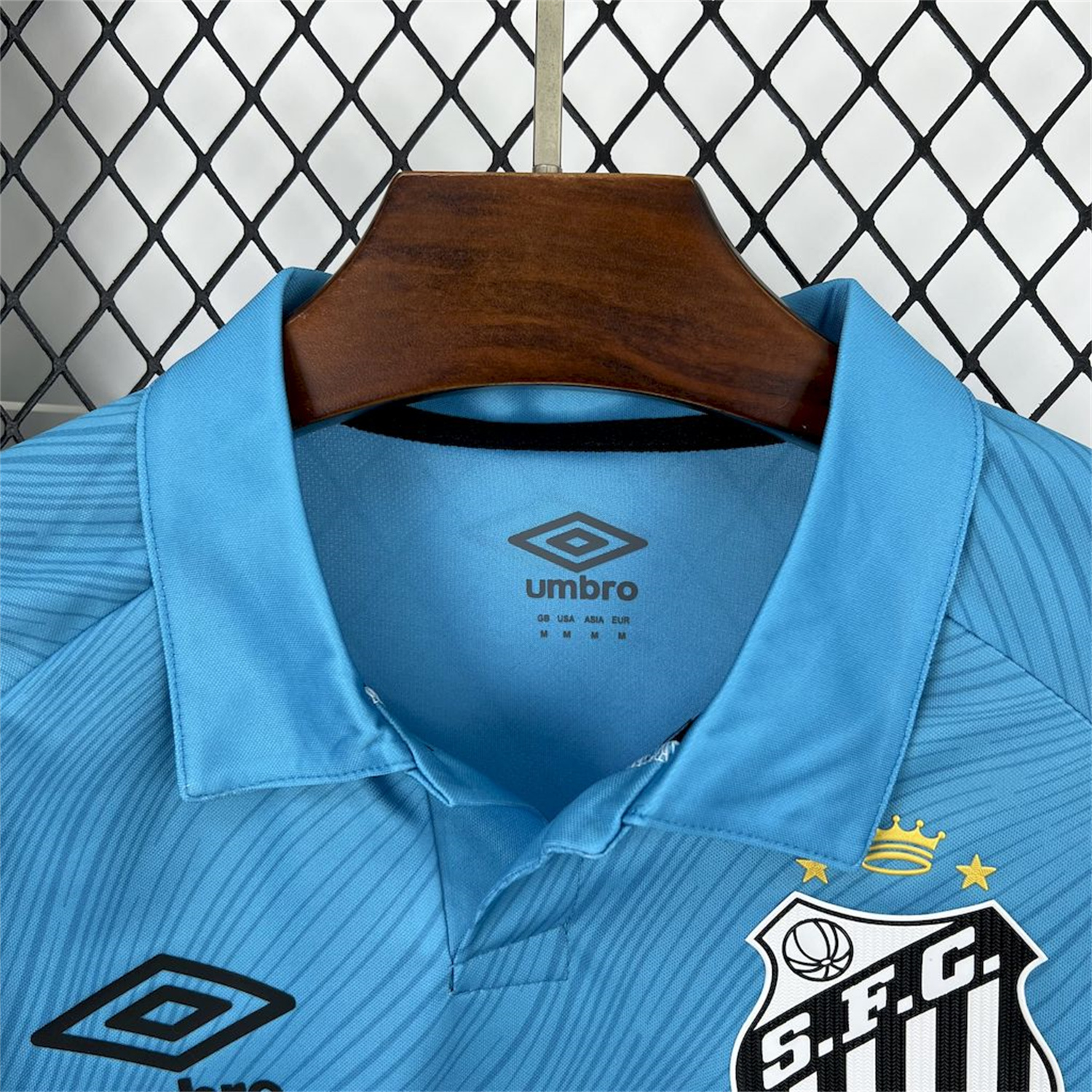 foot-Santos 25-26 Third Blue Unsponsored Jersey - Fans Version