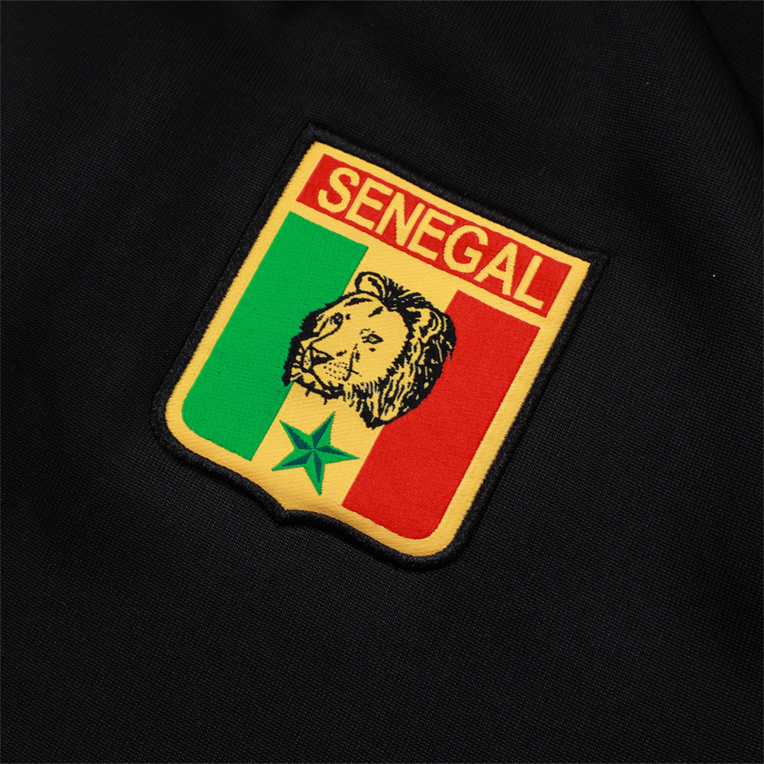 Unitedfootballkit.com | Senegal 2026 Jacket Training Tracksuit - Black With Green Jackets & Pants -Customize Name, Number and Patch | Worldwide Shipping
