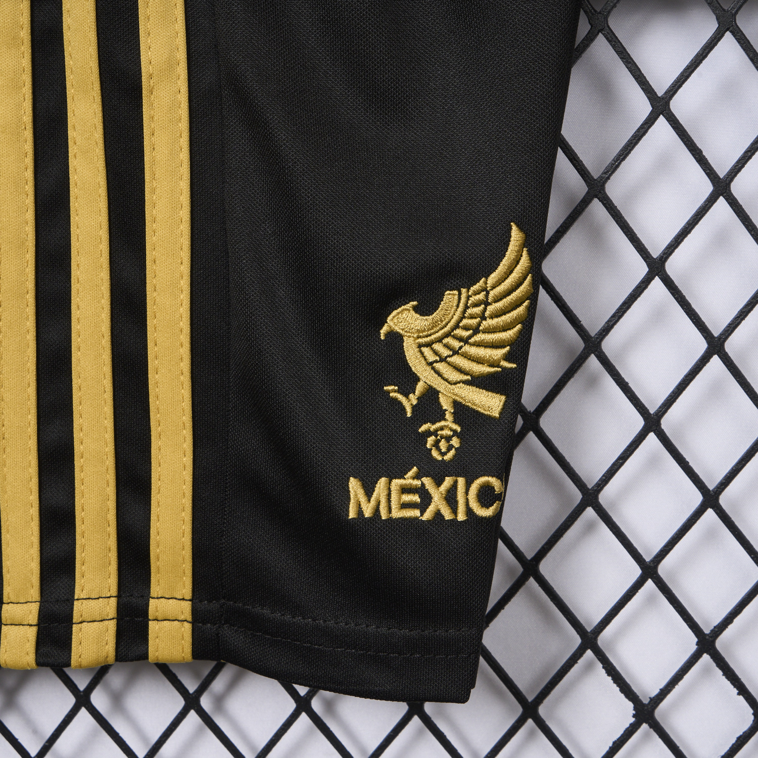 foot-Mexico 2025 Gold Cup Black Kids Kit