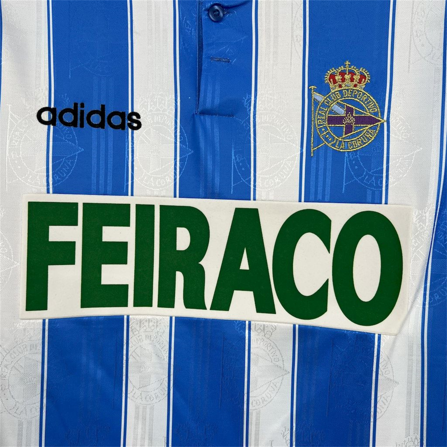 foot-Retro Deportivo de La Coruña 1997-98 Home Jersey
