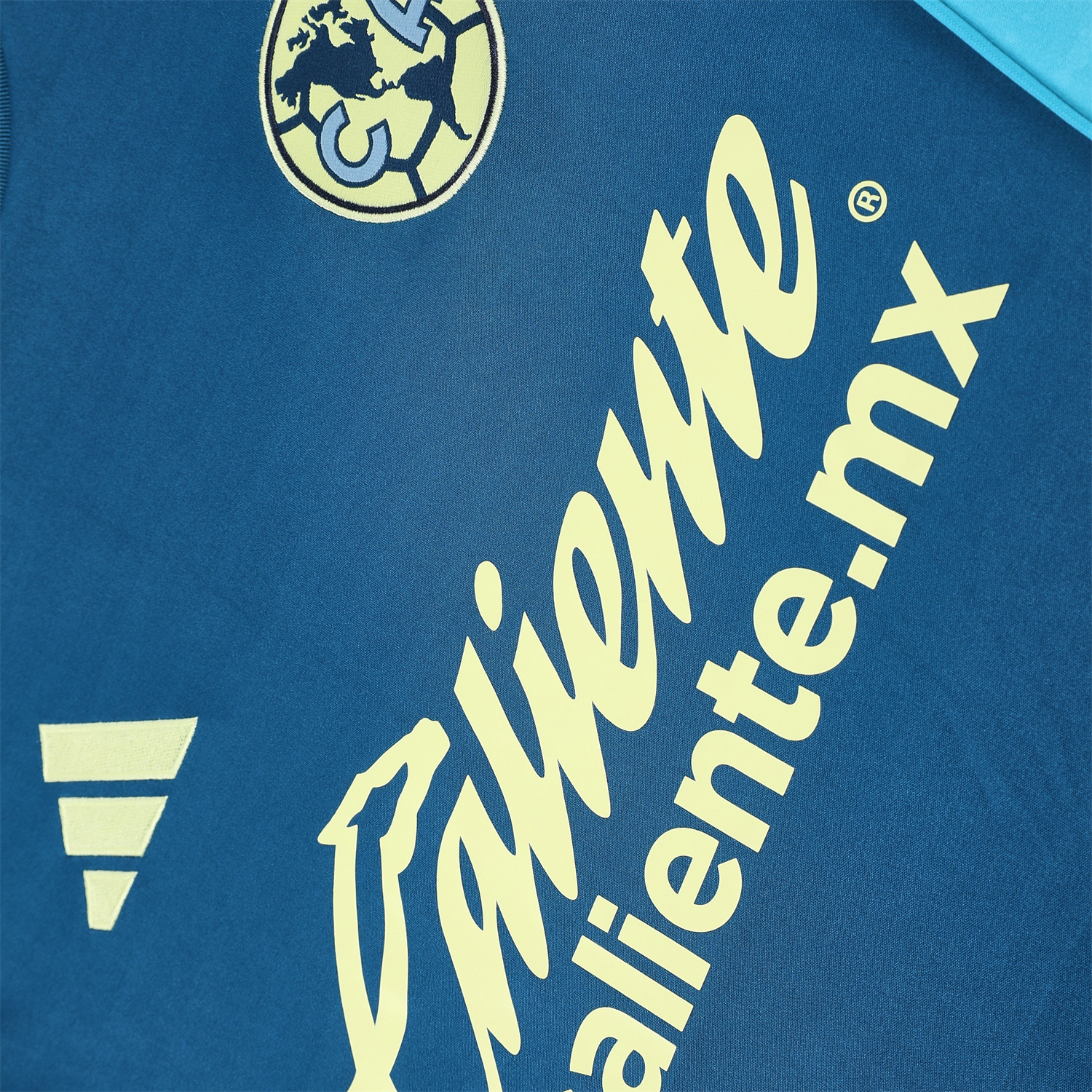GlobeJersey-Club América 25-26 Short-Sleeve Training Set - Deep Blue Top & Deep Blue Shorts
